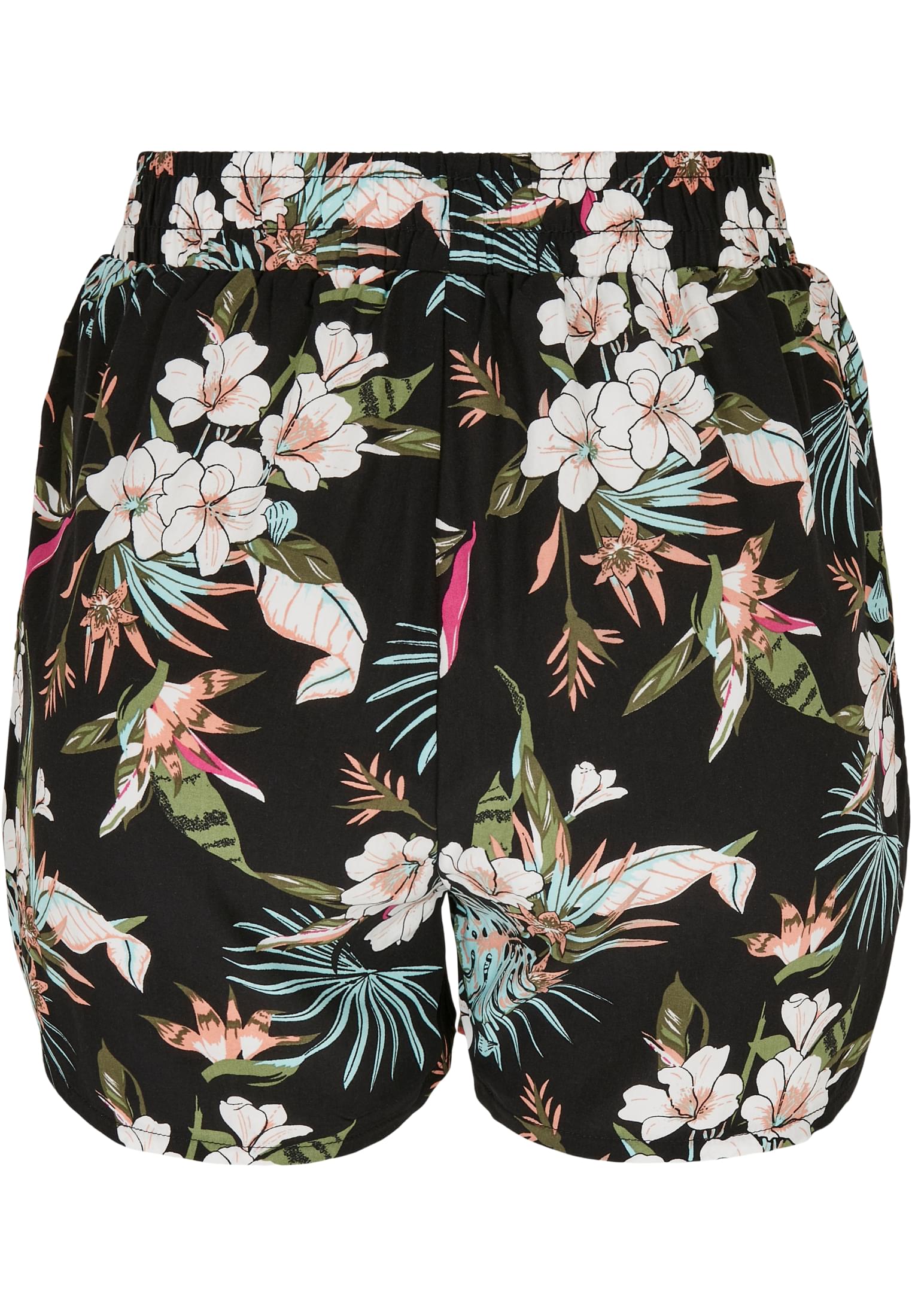Ladies AOP Viscose Resort Shorts black tropical L - variant image 7
