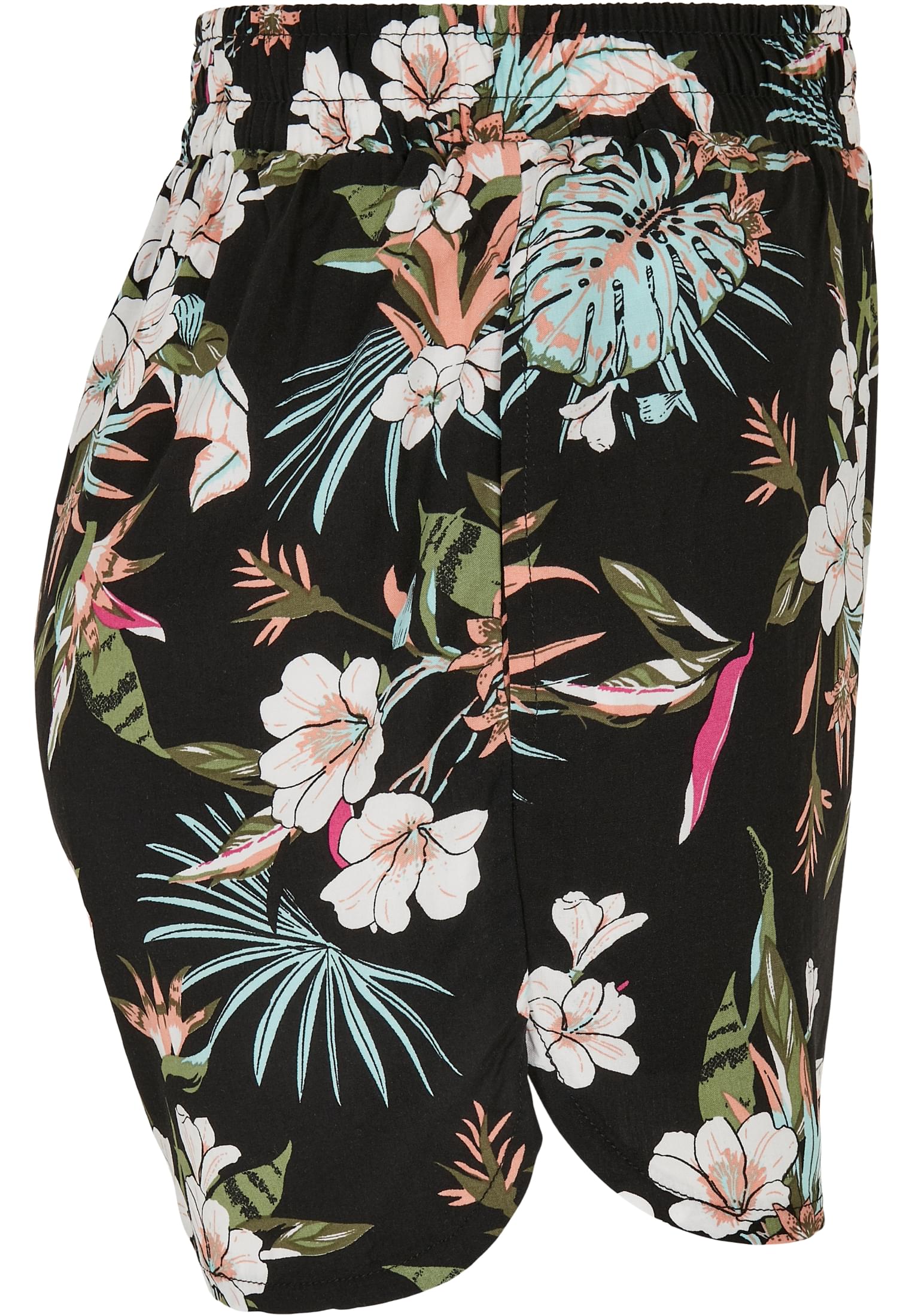 Ladies AOP Viscose Resort Shorts black tropical L - variant image 8
