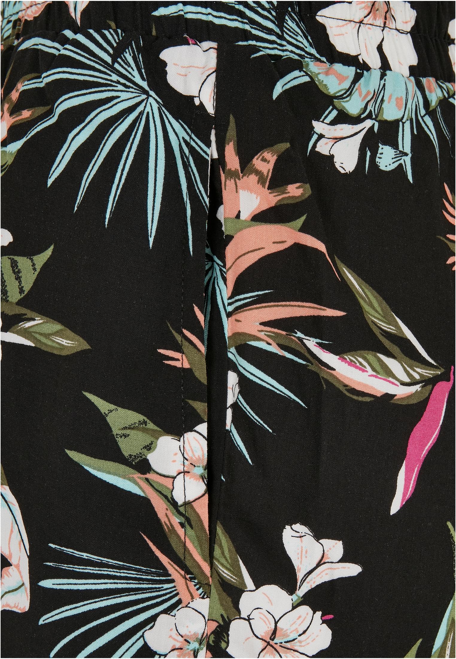 Ladies AOP Viscose Resort Shorts black tropical L - variant image 9