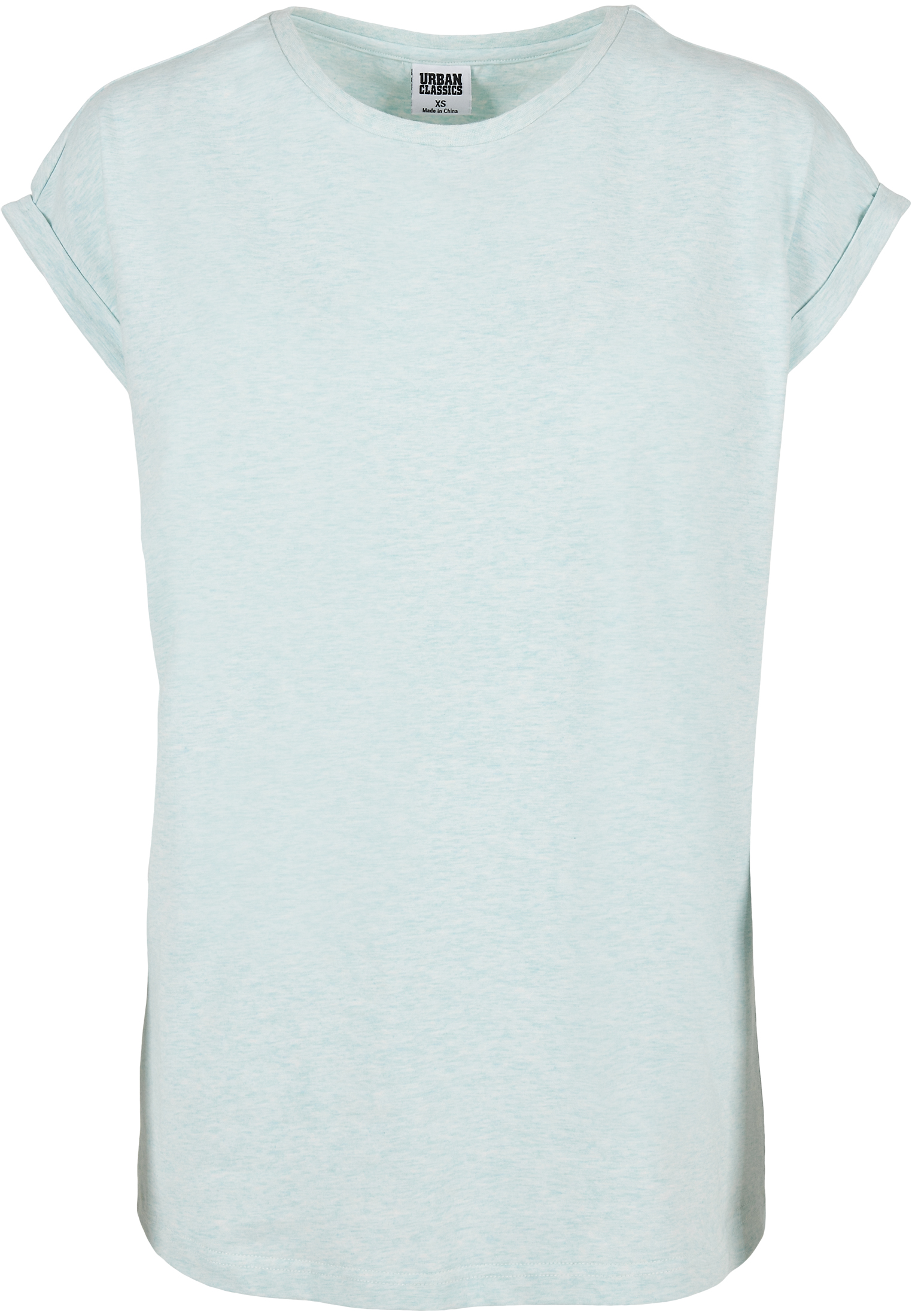 T-shirt à épaules étendu mélange de couleurs pour femmes, mélange d'eau, 3XL
 - variant image 5
