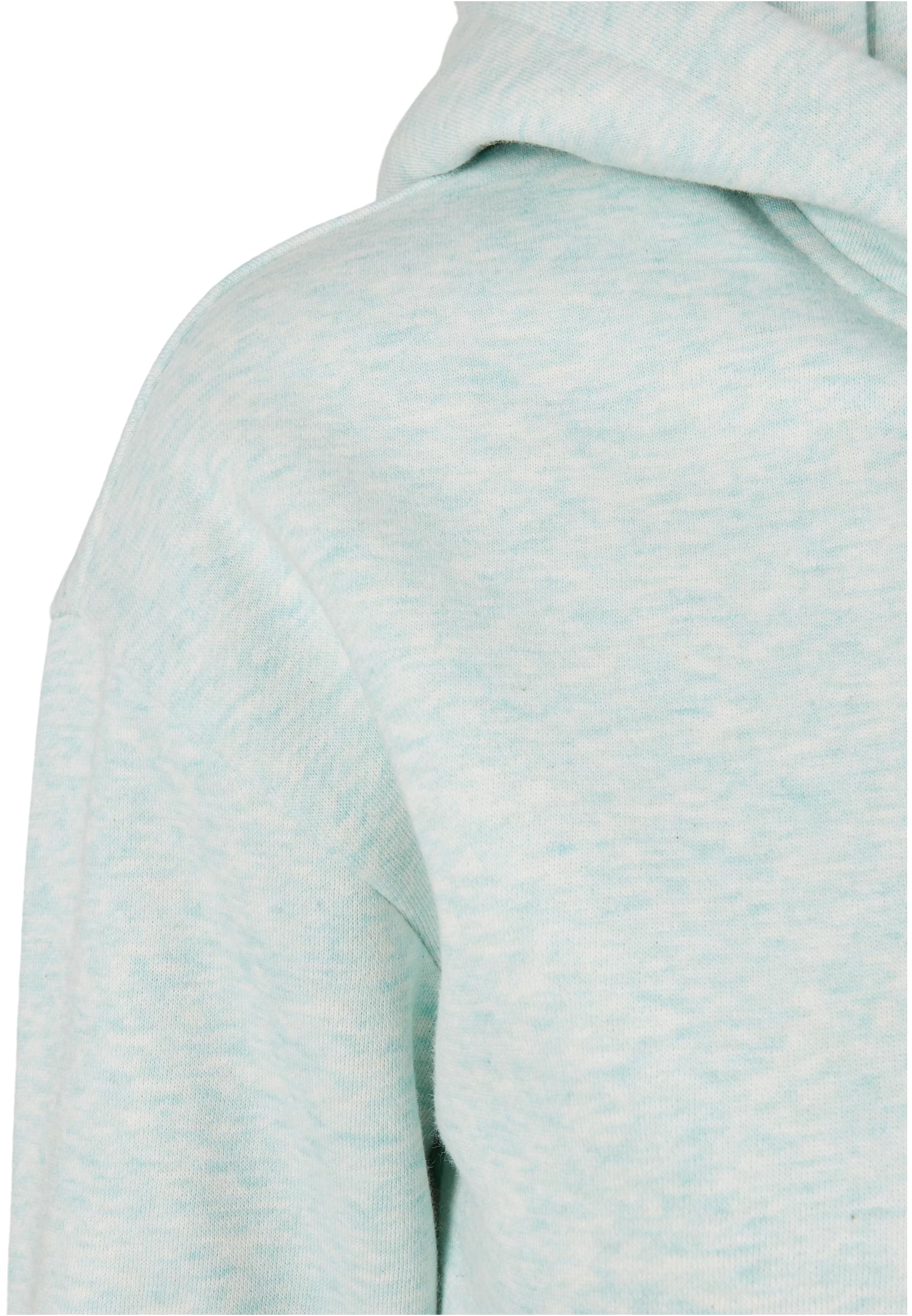 Ladies Color Melange Hoody aqua melange 3XL - variant image 3