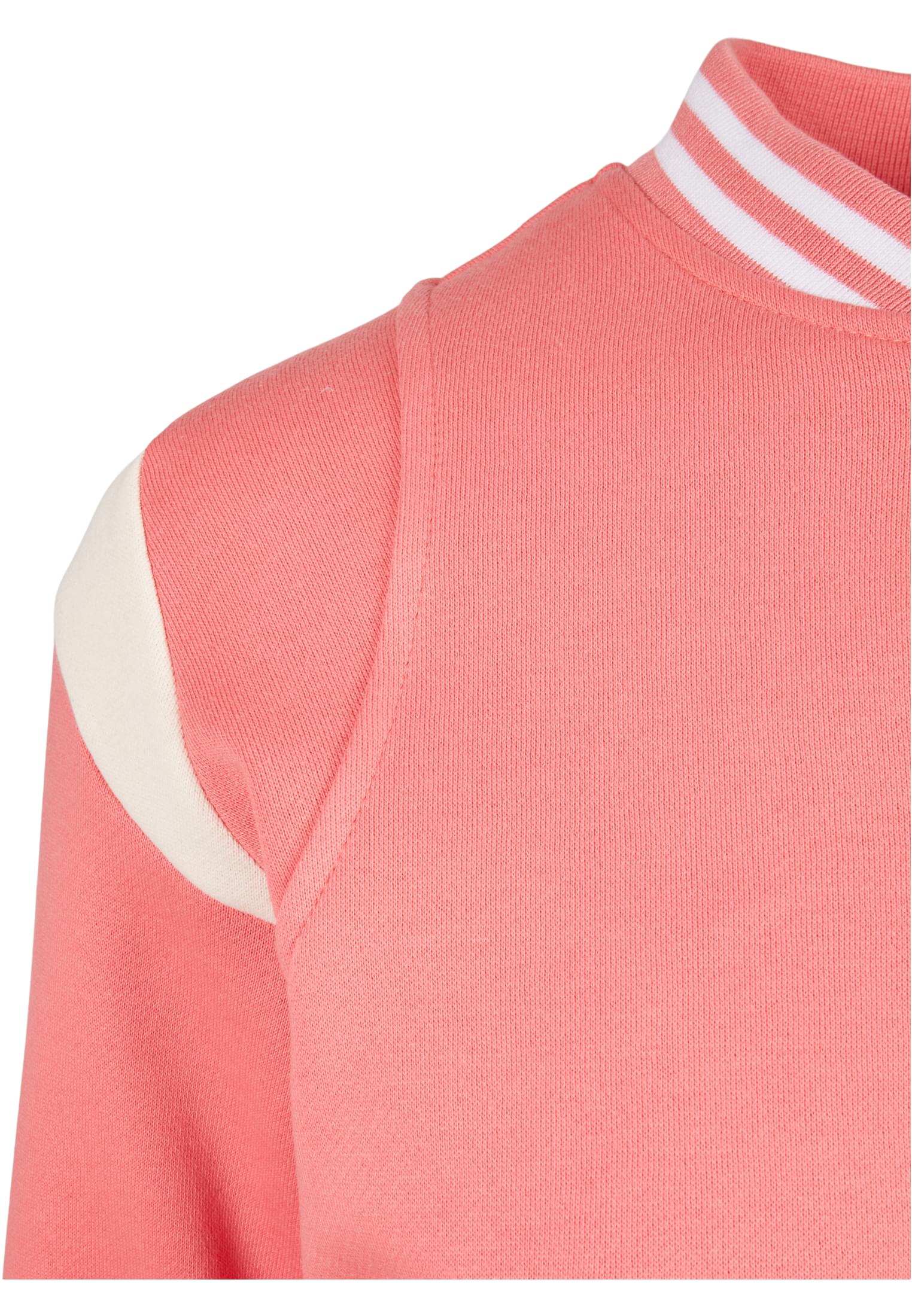 Ladies Inset College Sweat Jacket palepink/whitesand 3XL - variant image 3