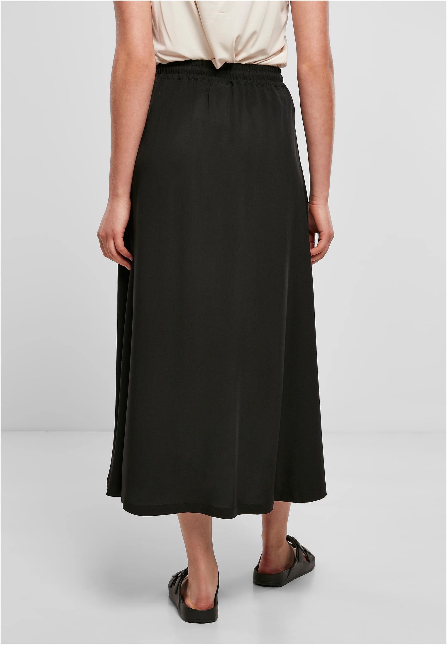 Ladies Viscose Midi Skirt black 3XL - variant image 2