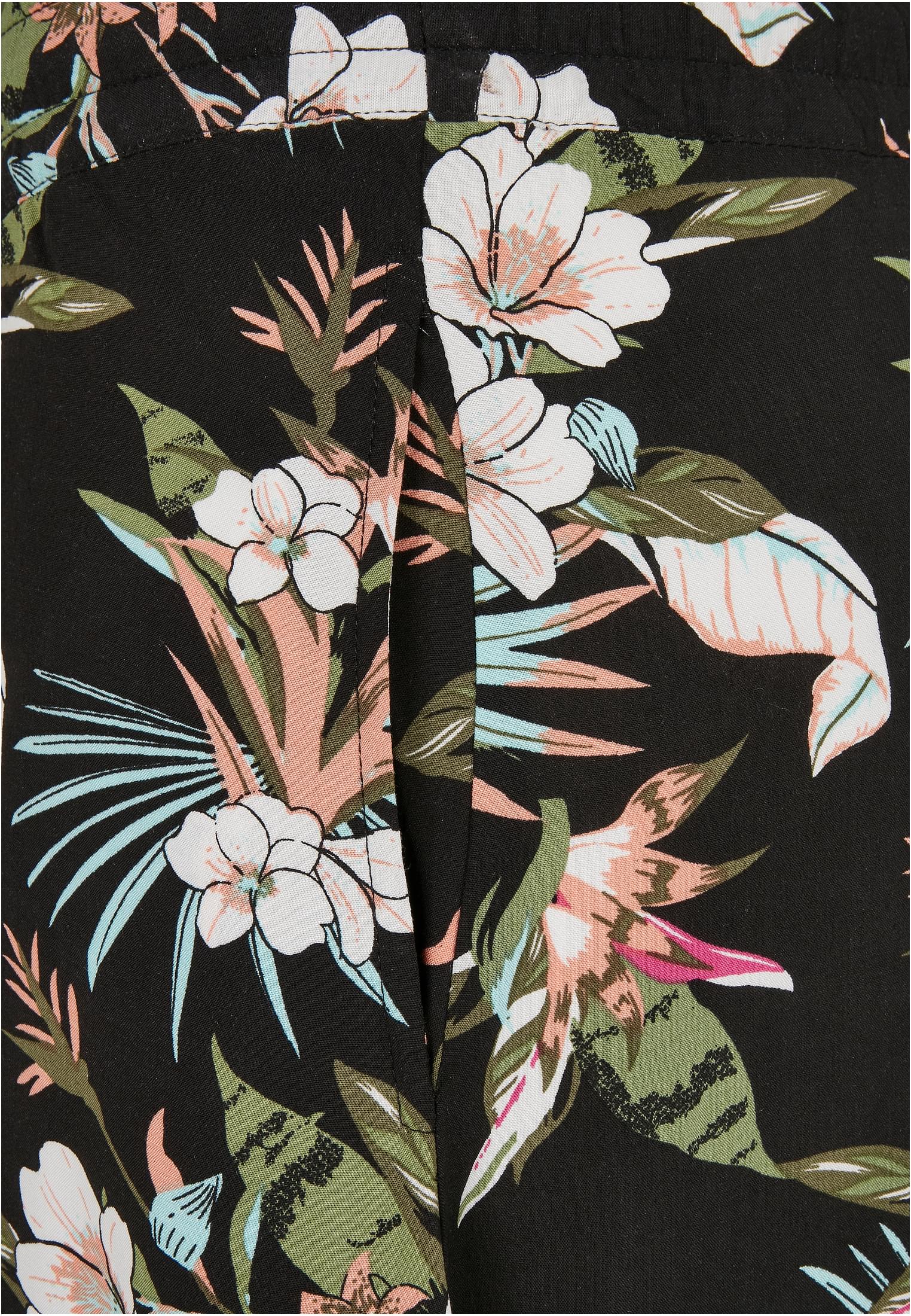 Ladies Viscose Midi Skirt black tropical 3XL - variant image 10