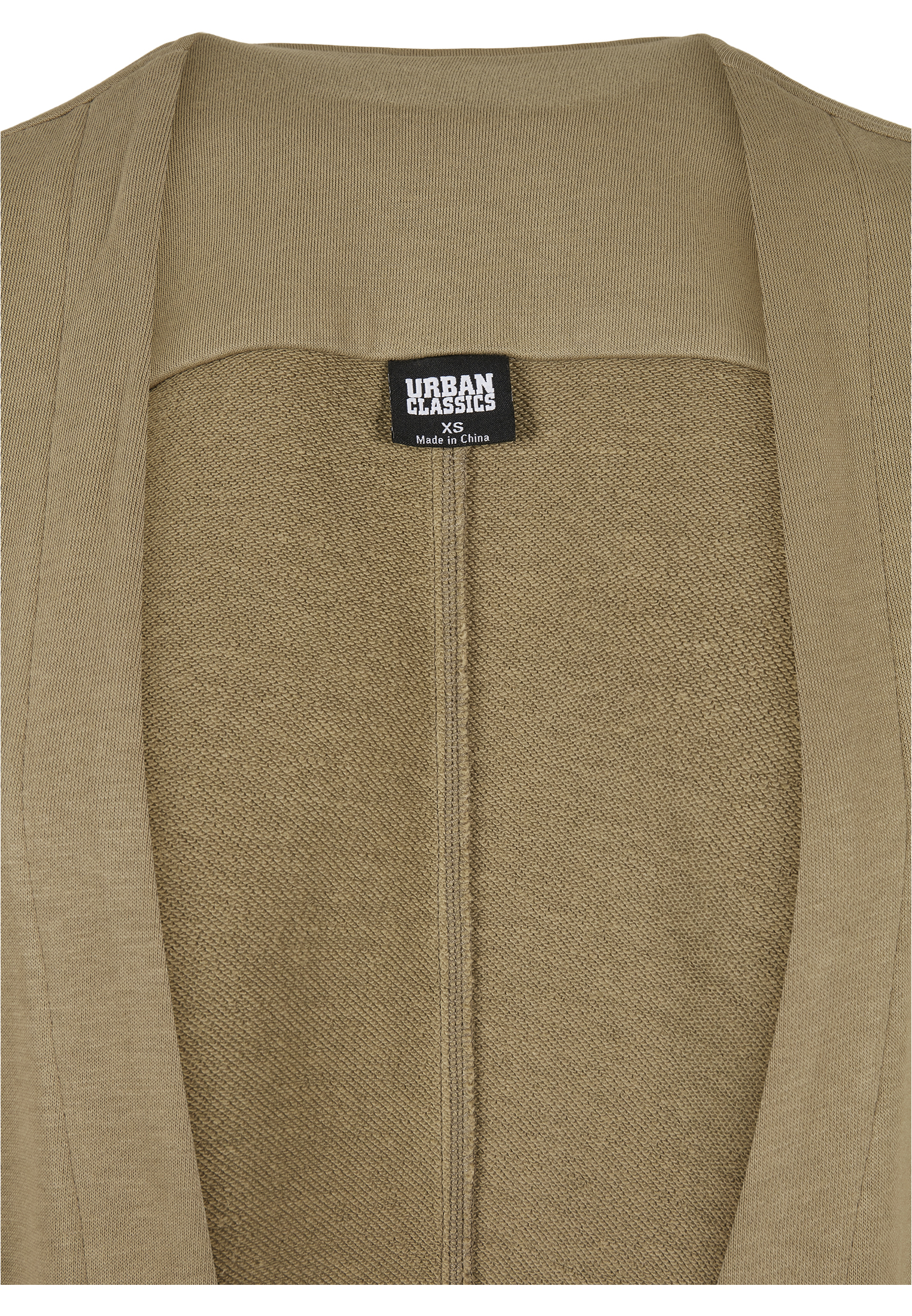 Ladies Oversized Terry Cardigan khaki 3XL - variant image 7