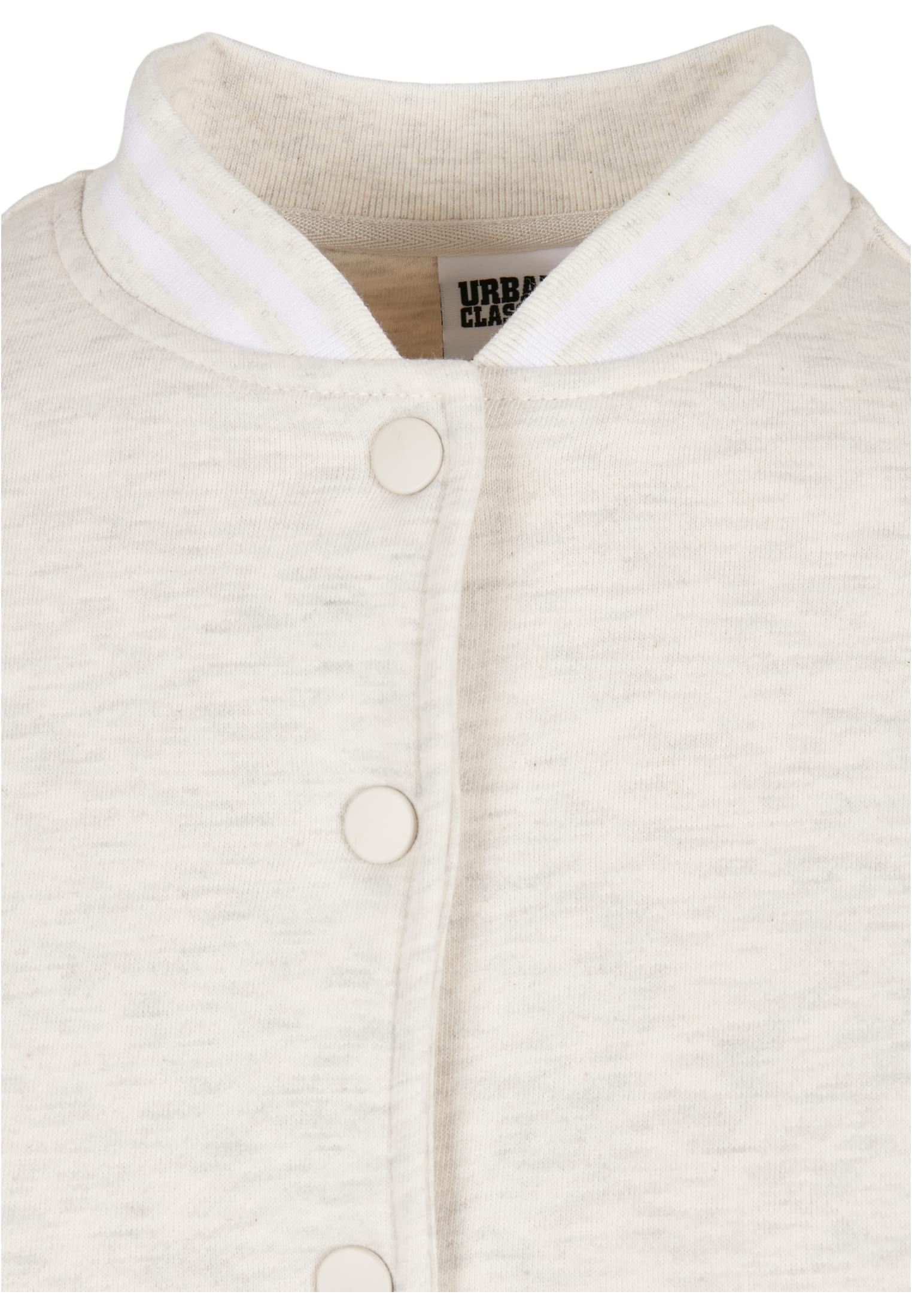 Ladies Inset College Sweat Jacket lightgrey/white 3XL - variant image 2