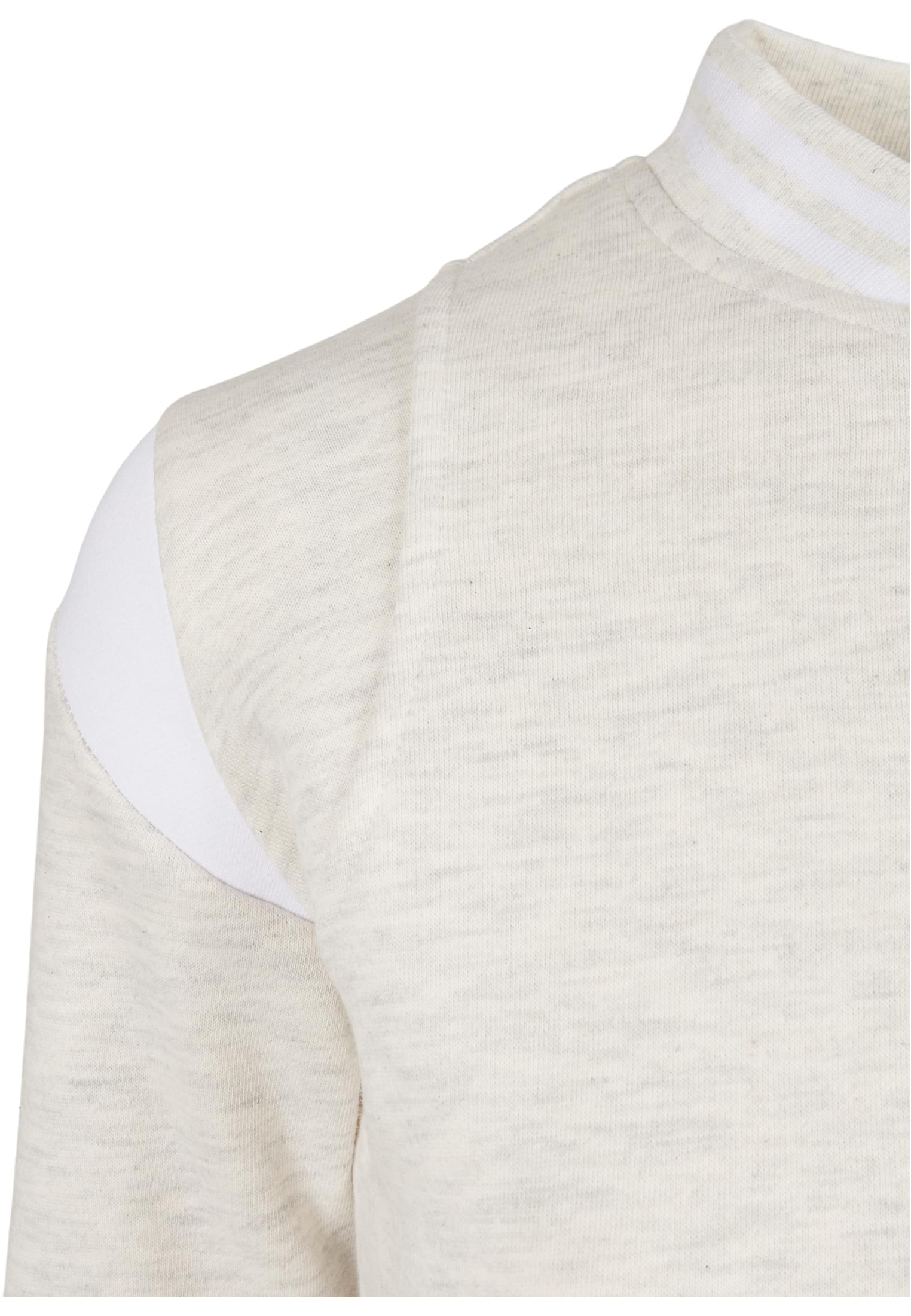 Ladies Inset College Sweat Jacket lightgrey/white 3XL - variant image 3