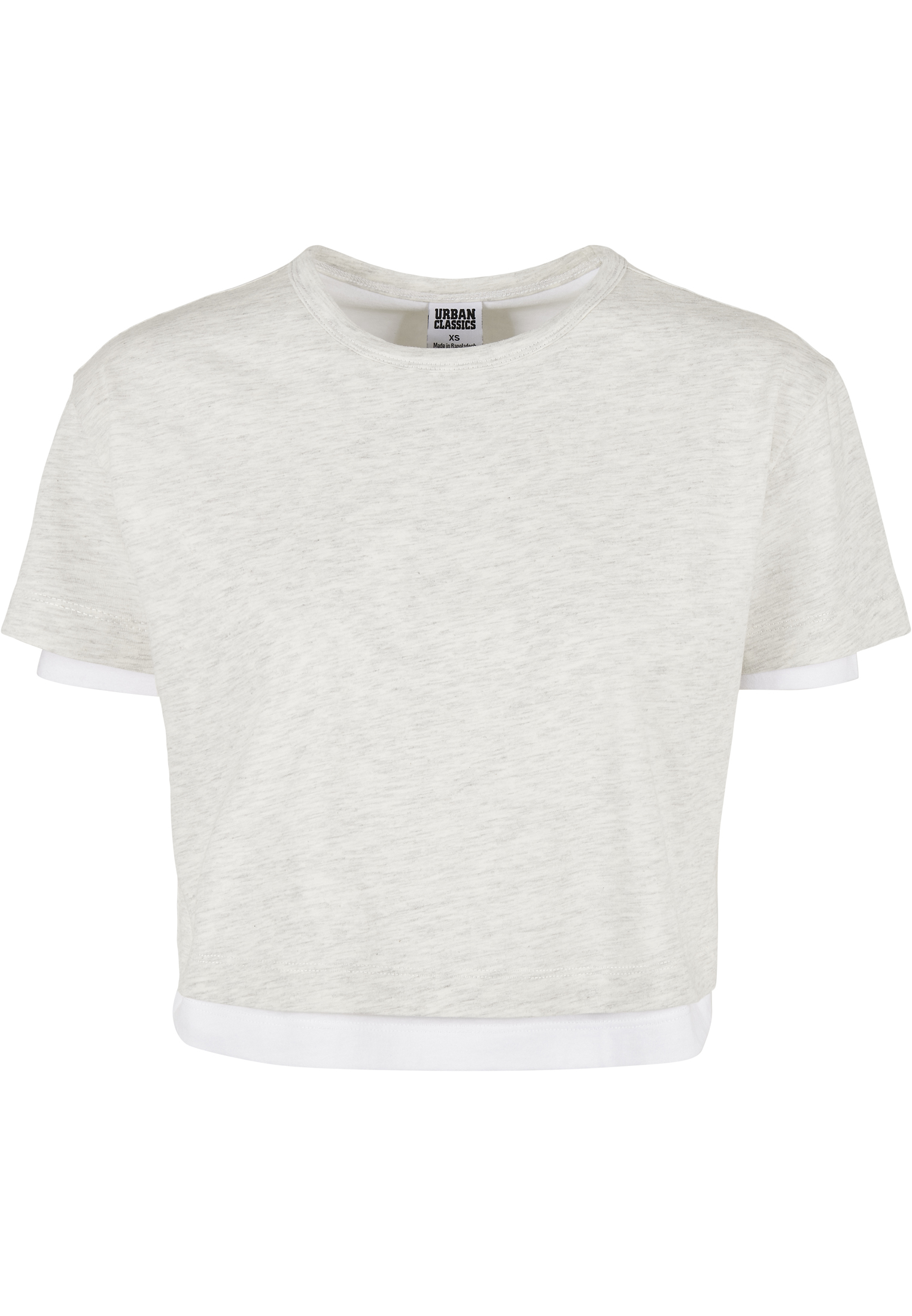 T-shirt Femme Double Doublure Full Laine gris clair/blanc 3XL
 - variant image 5