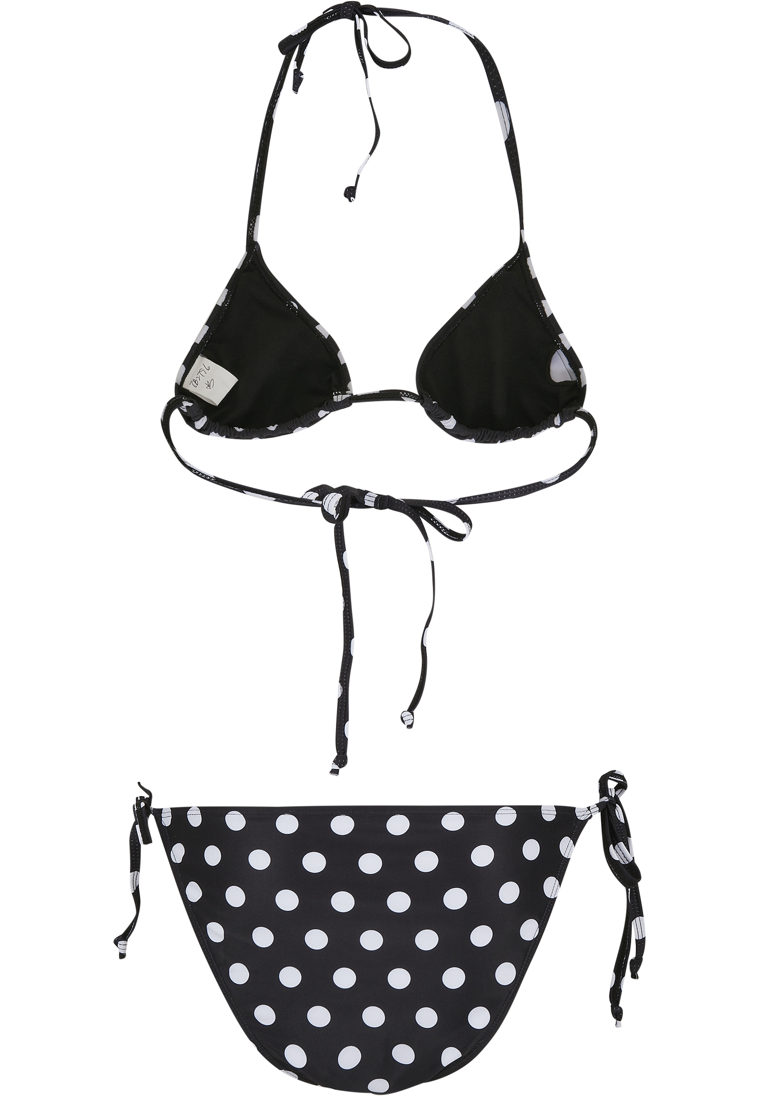Ladies Pattern Bikini polkadots black L - variant image 6