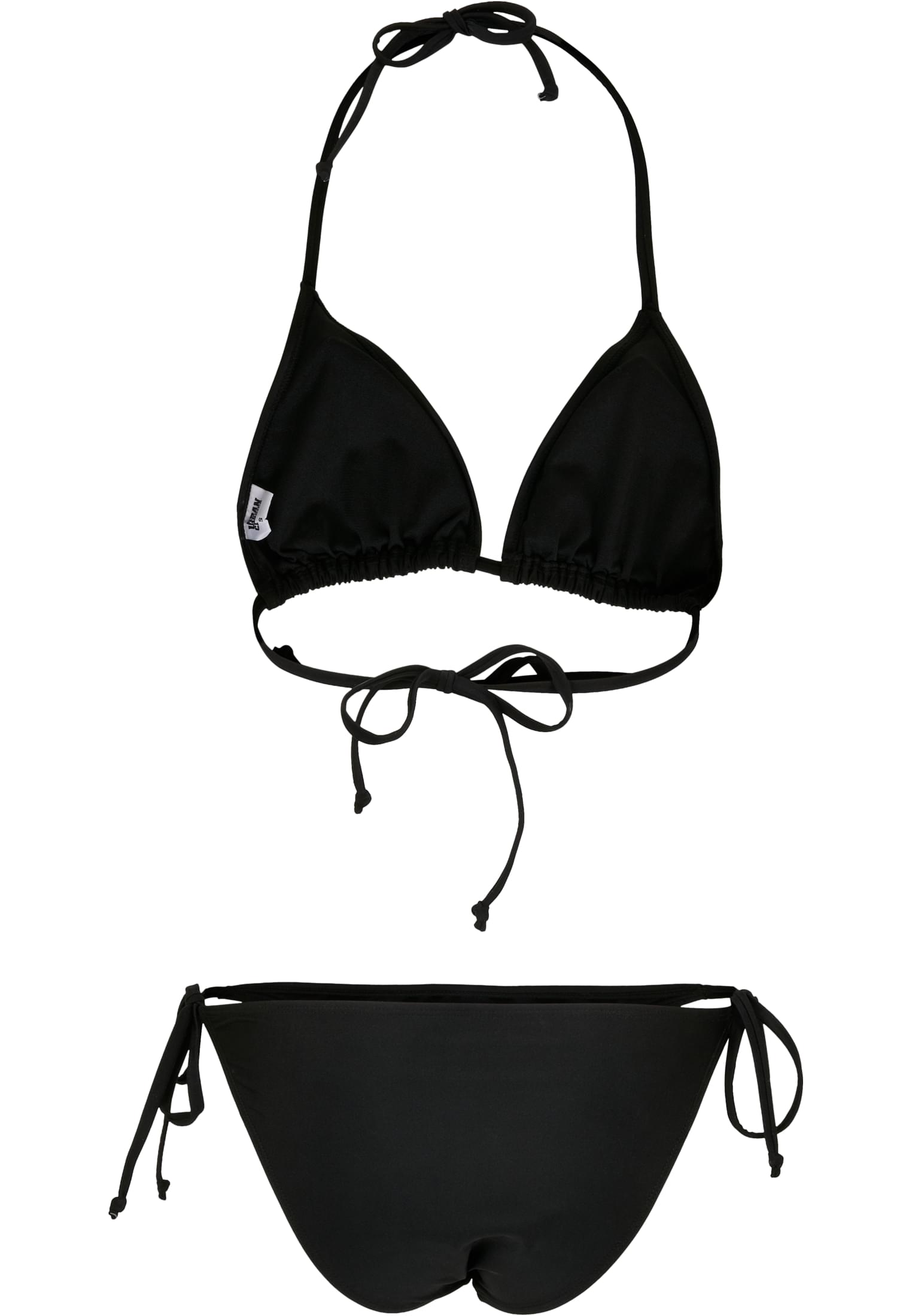 Frauen recycelter Dreiecksbikini schwarz - variant image 6