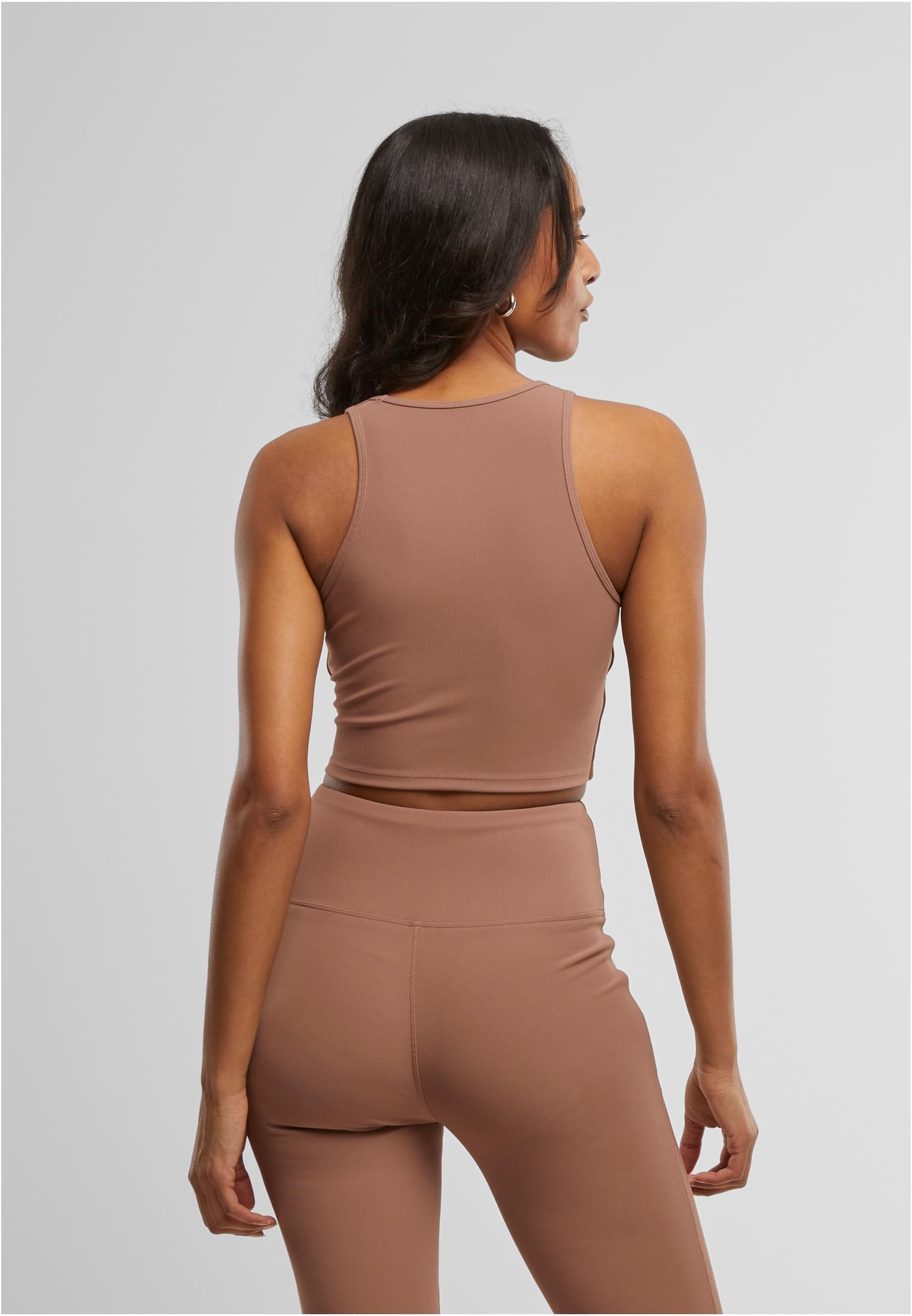 Ladies Sports Top Rib light brown XL - variant image 1