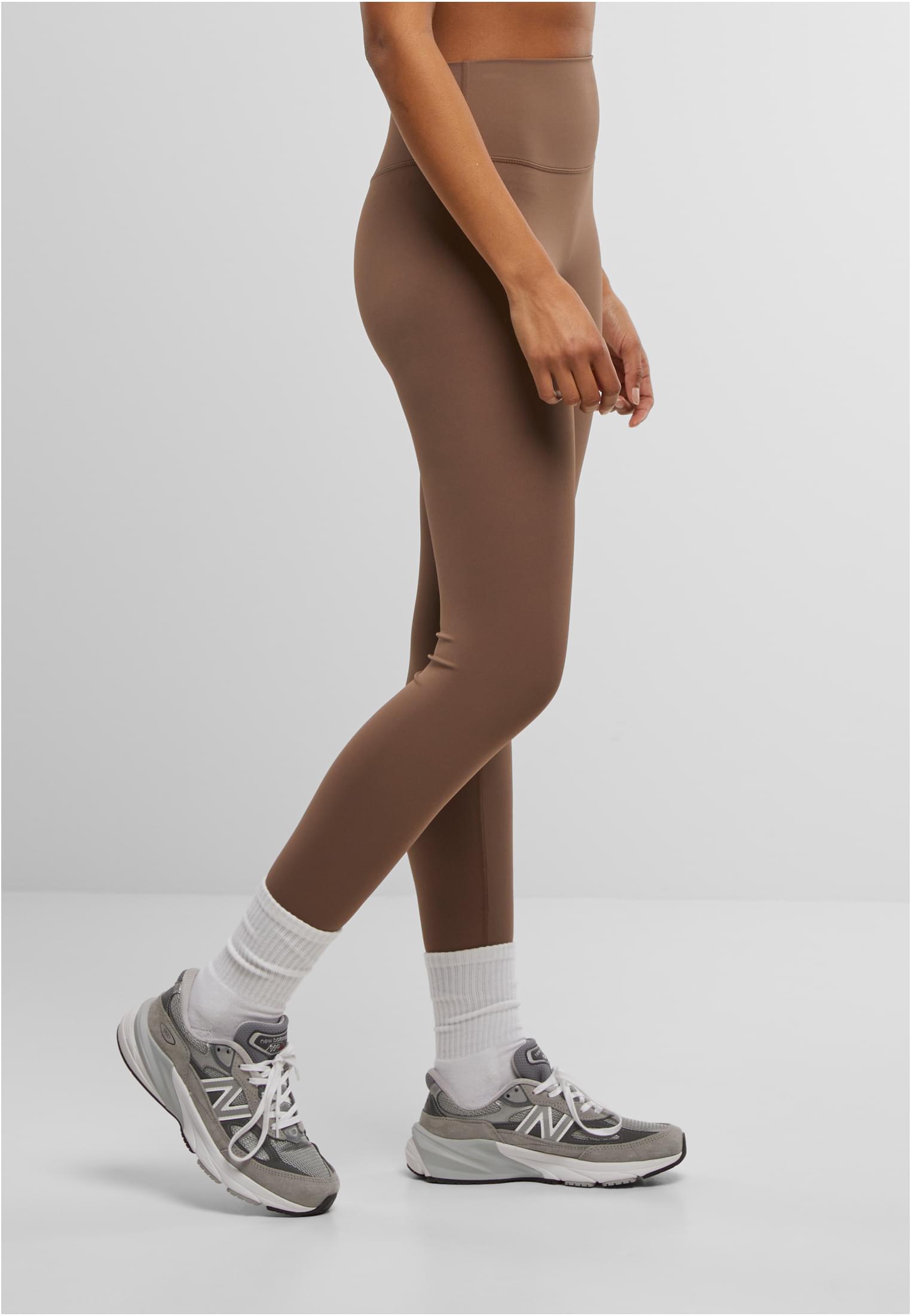 Ladies Sports Leggings mocca brown L - variant image 3