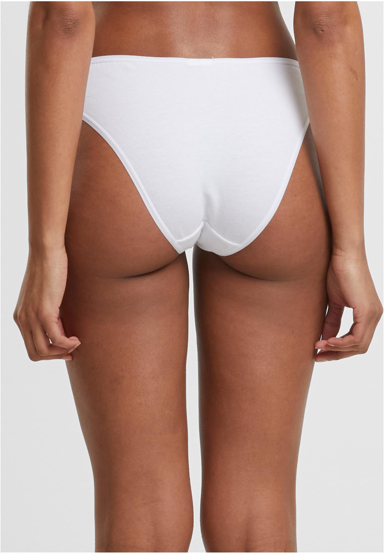 Ladies Basic Cotton Slip 5-Pack black+black+white+white+heathergrey L - variant image 2