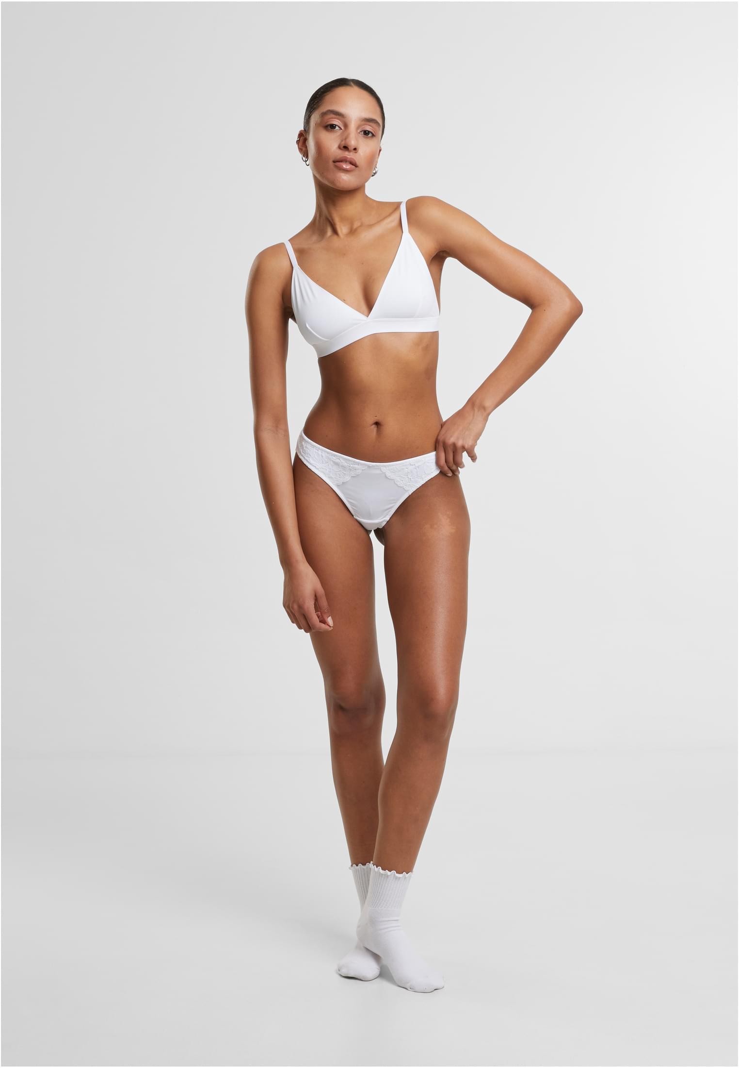 Ladies Basic unpadded Bra 2-Pack white+white L - variant image 3