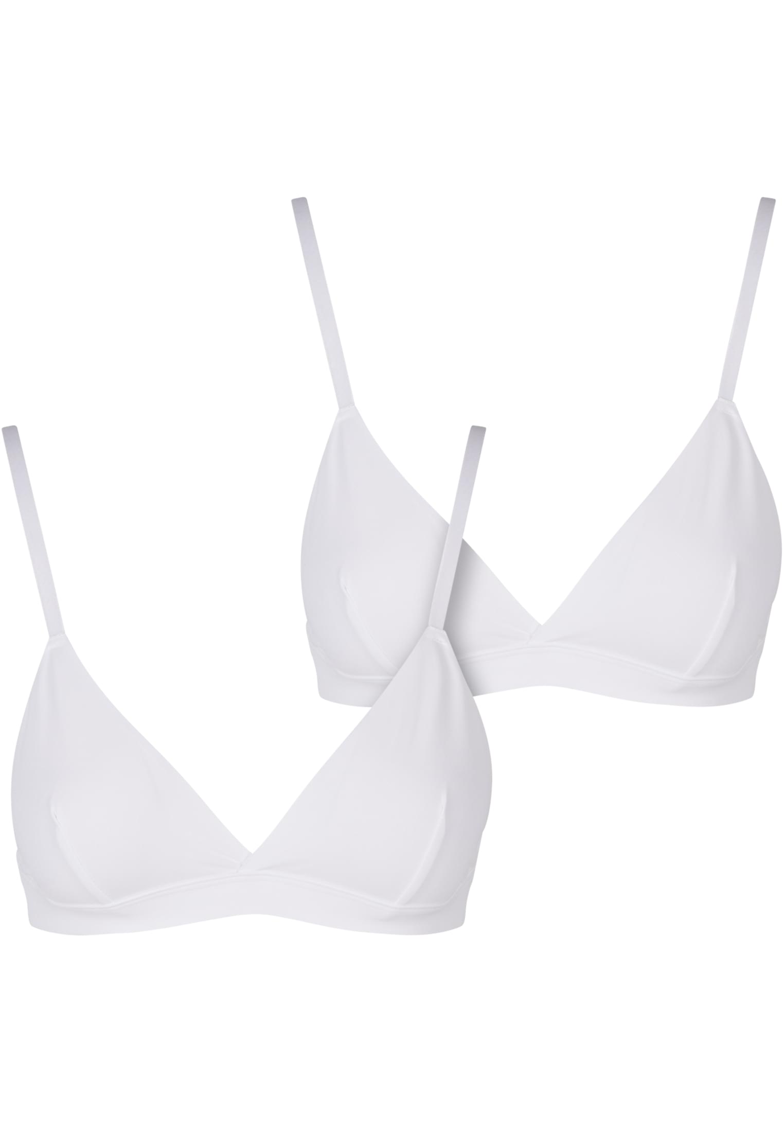 Ladies Basic unpadded Bra 2-Pack white+white L - variant image 4