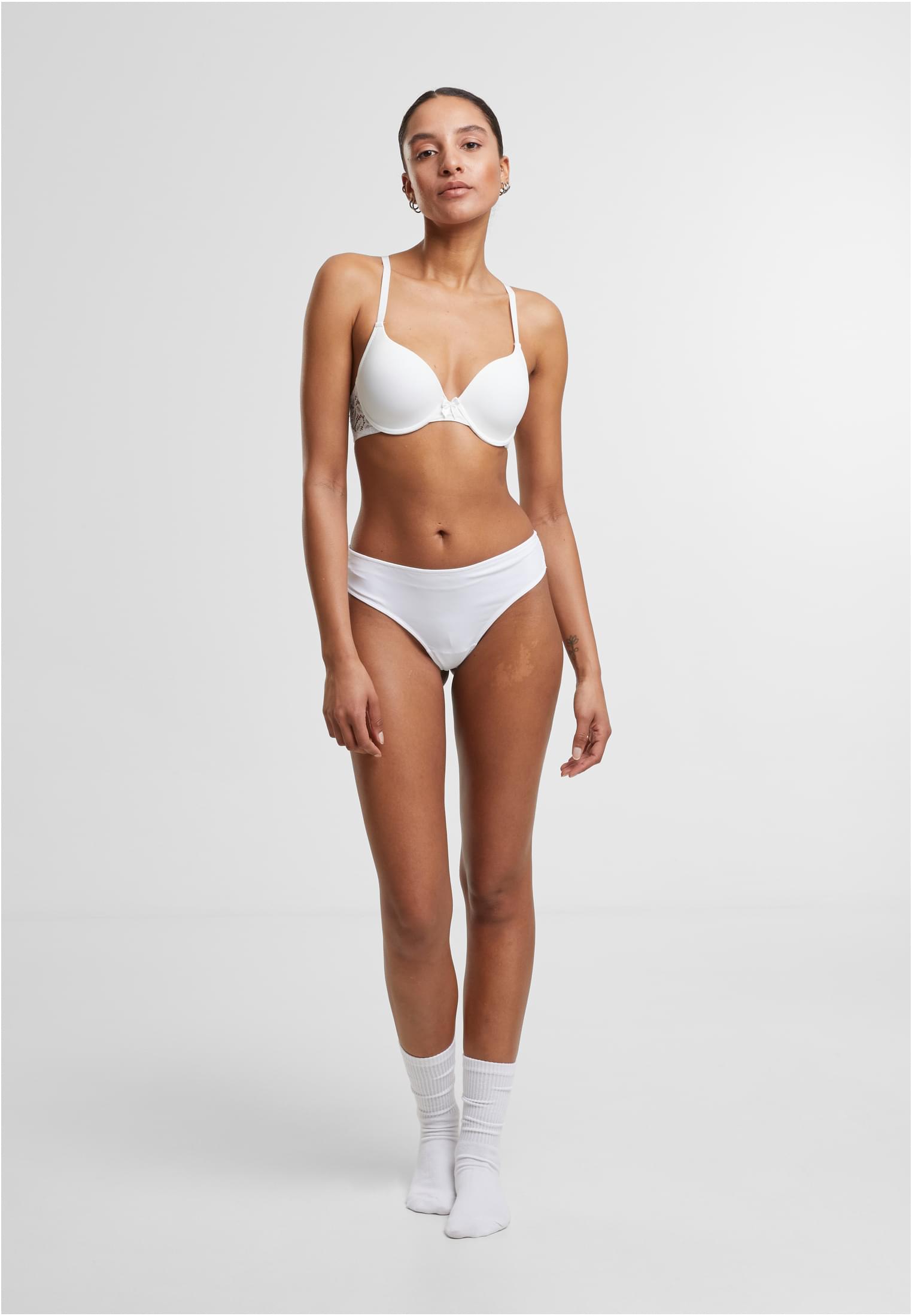 Ladies Lace Brazilian 3-Pack black+white+black L - variant image 3