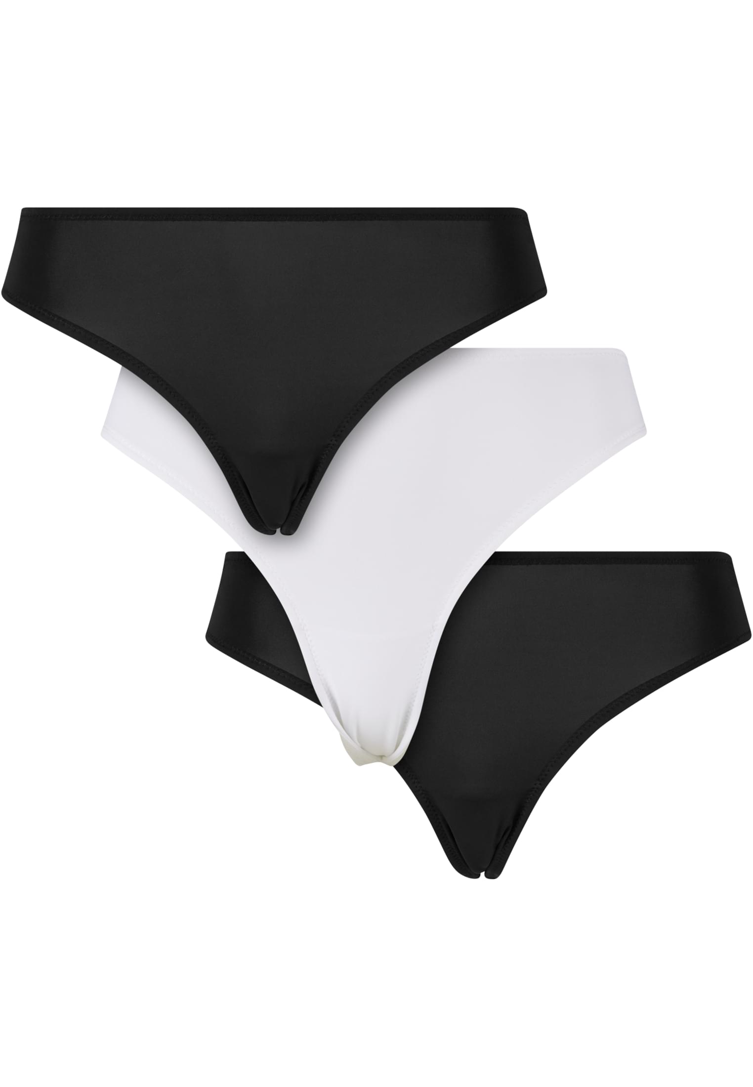 Ladies Lace Brazilian 3-Pack black+white+black L - variant image 4
