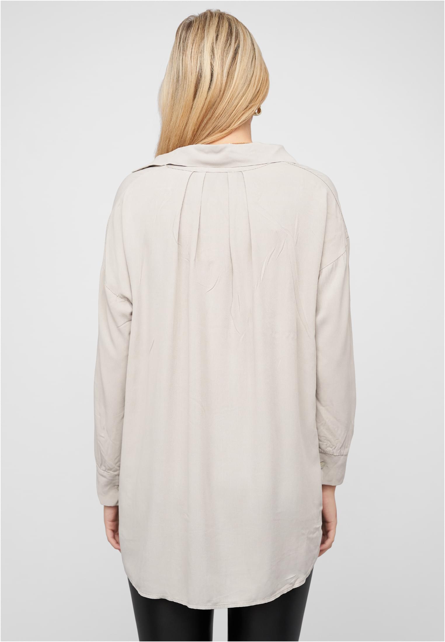 Polo V-Neck Viskose Bluse Vokuhila - related product back image 2