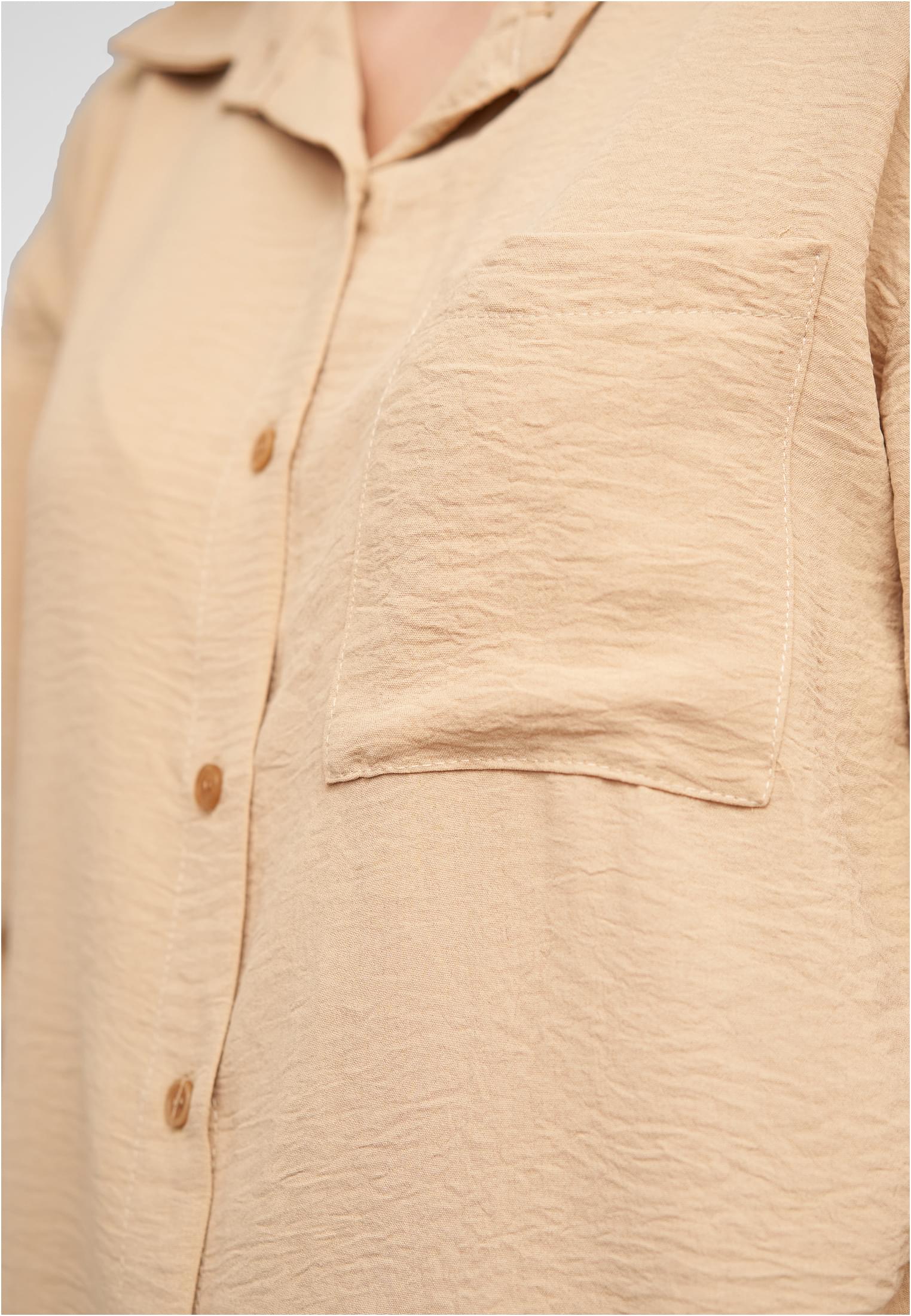 Oversized Turn-Up Bluse mit Knopfleiste - related product back image 8