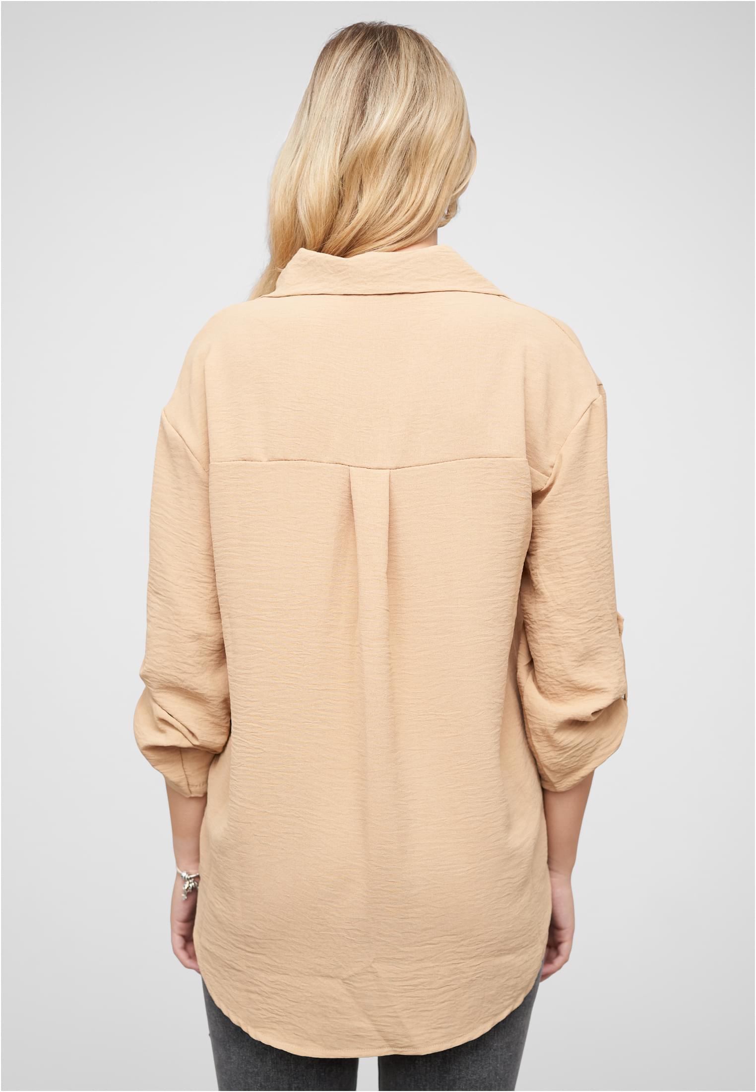 Oversized Turn-Up Bluse mit Knopfleiste - related product back image 8