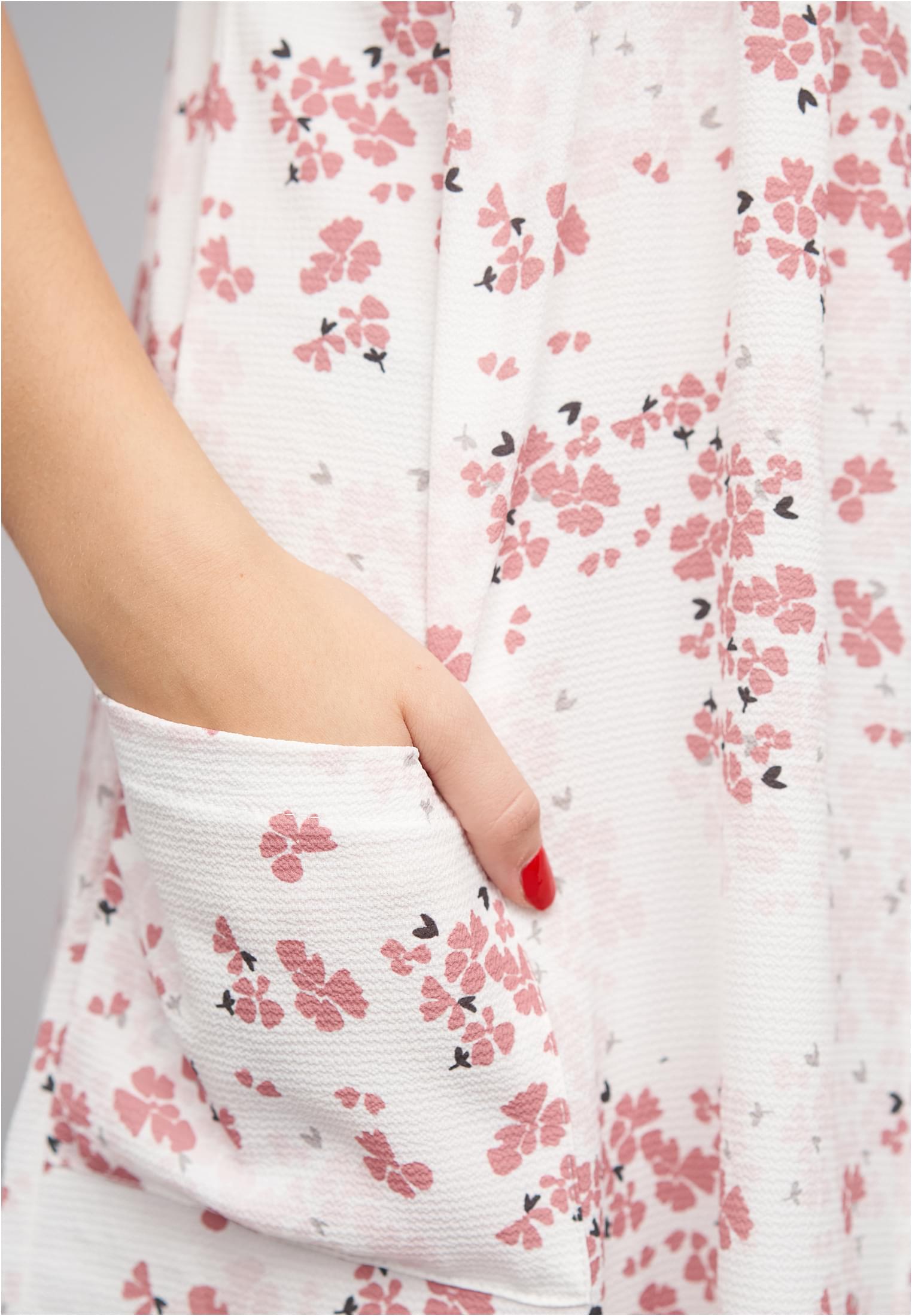 Kleid mit Knopfleiste 2-Pocket white L - variant image 5