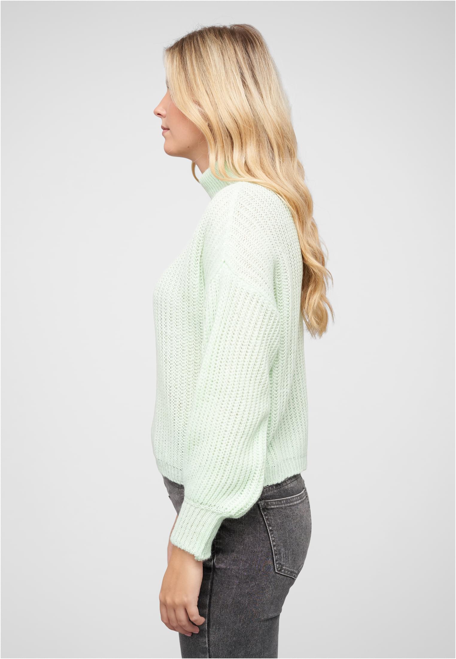Pullover mit Stehrollkragen und V-Ausschnitt - related product back image 4