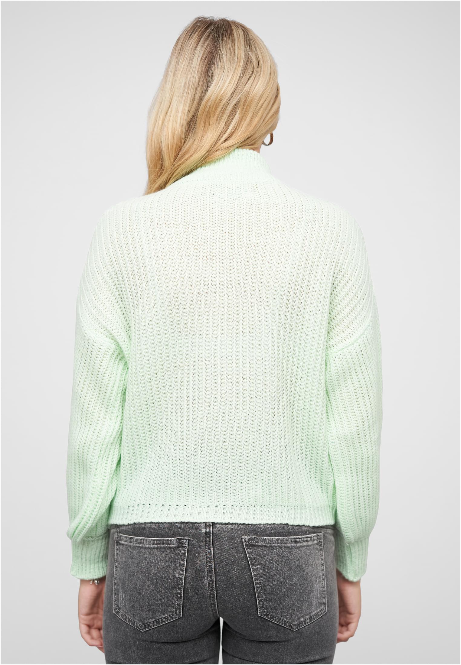 Pullover mit Stehrollkragen und V-Ausschnitt mint L - variant image 2