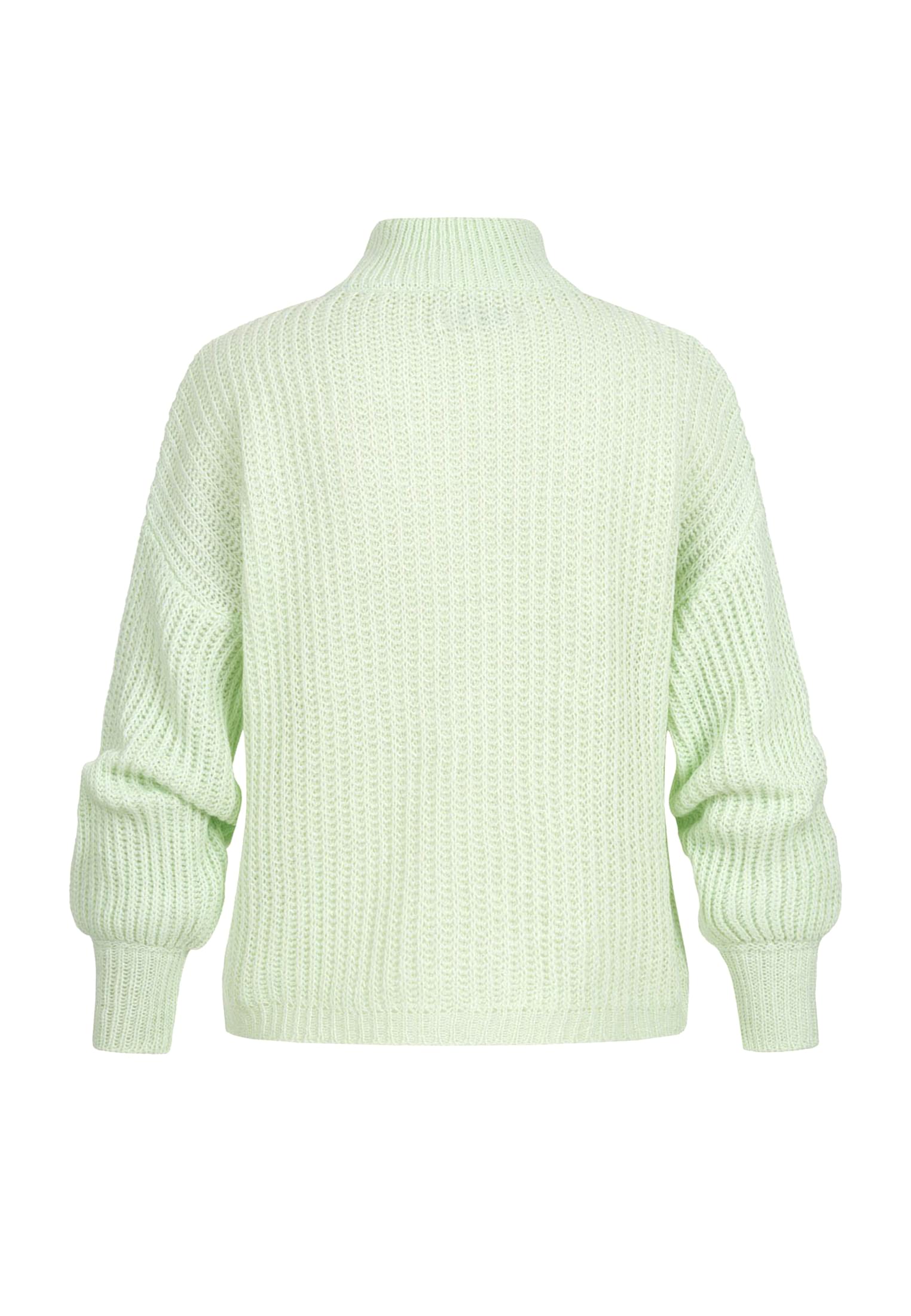 Pullover mit Stehrollkragen und V-Ausschnitt mint L - variant image 7