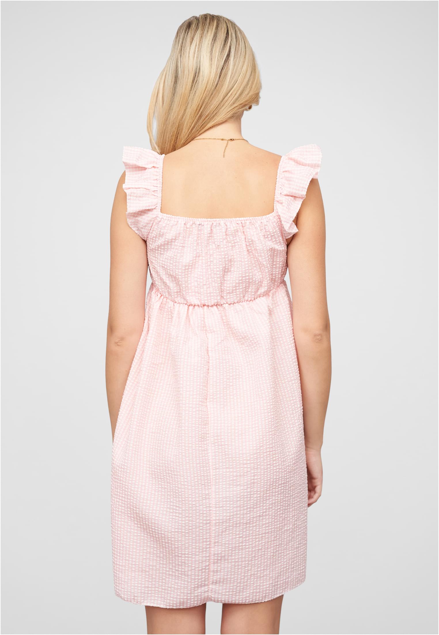 Kleid mit Rüschen und Schleife vorn lightrose L - variant image 2