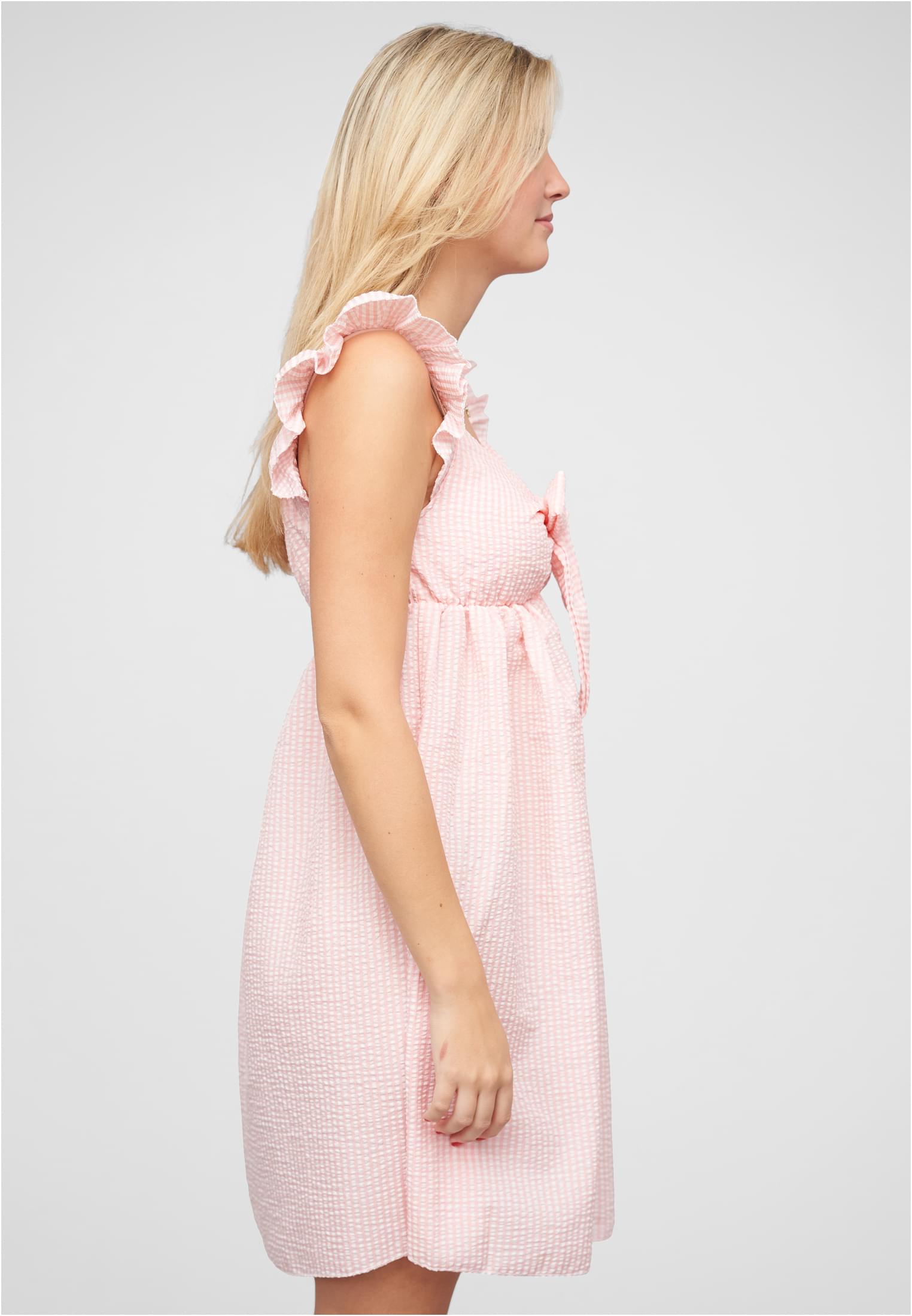 Kleid mit Rüschen und Schleife vorn lightrose L - variant image 3