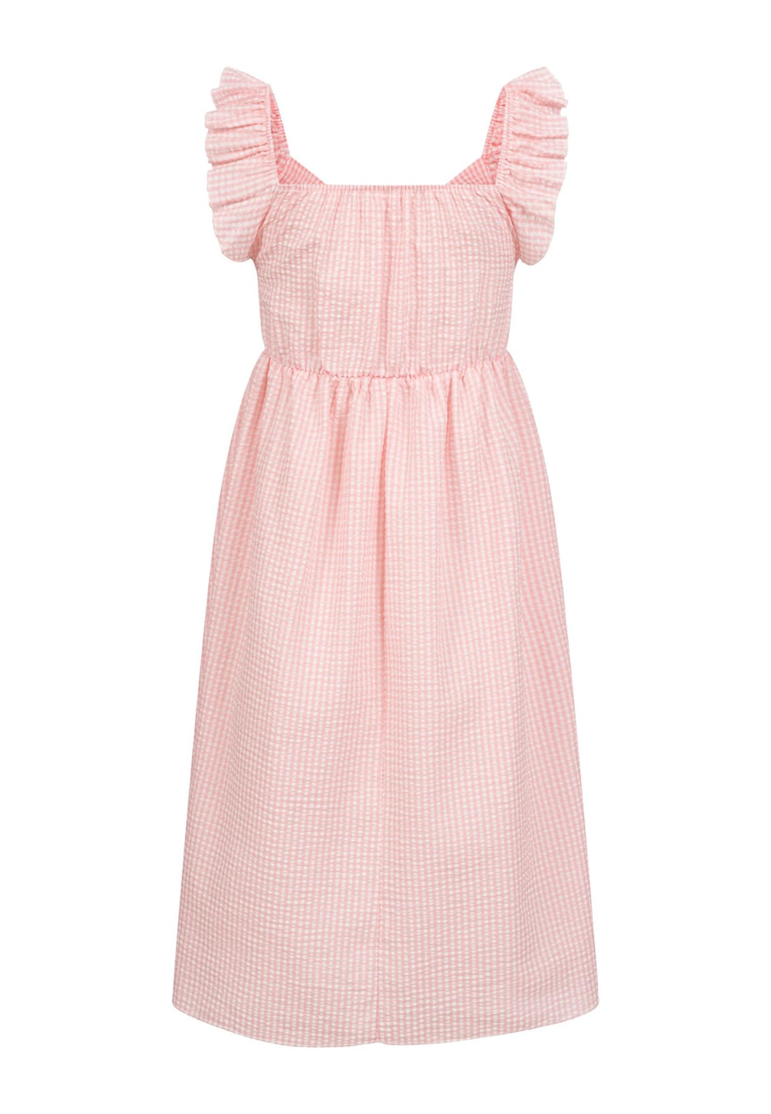 Kleid mit Rüschen und Schleife vorn lightrose L - variant image 7