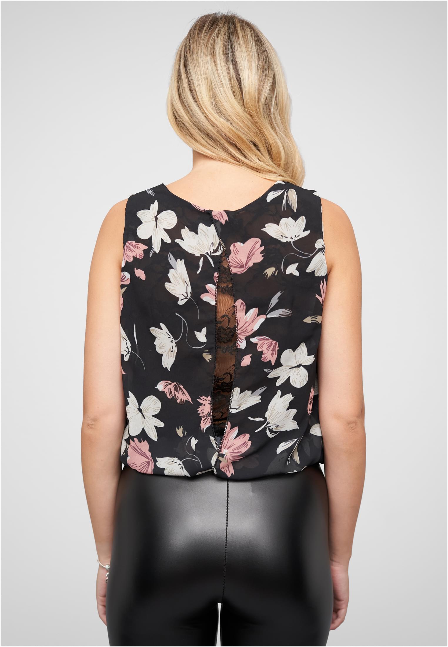 Top mit Blumen Print und Spitze hinten - related product back image 6
