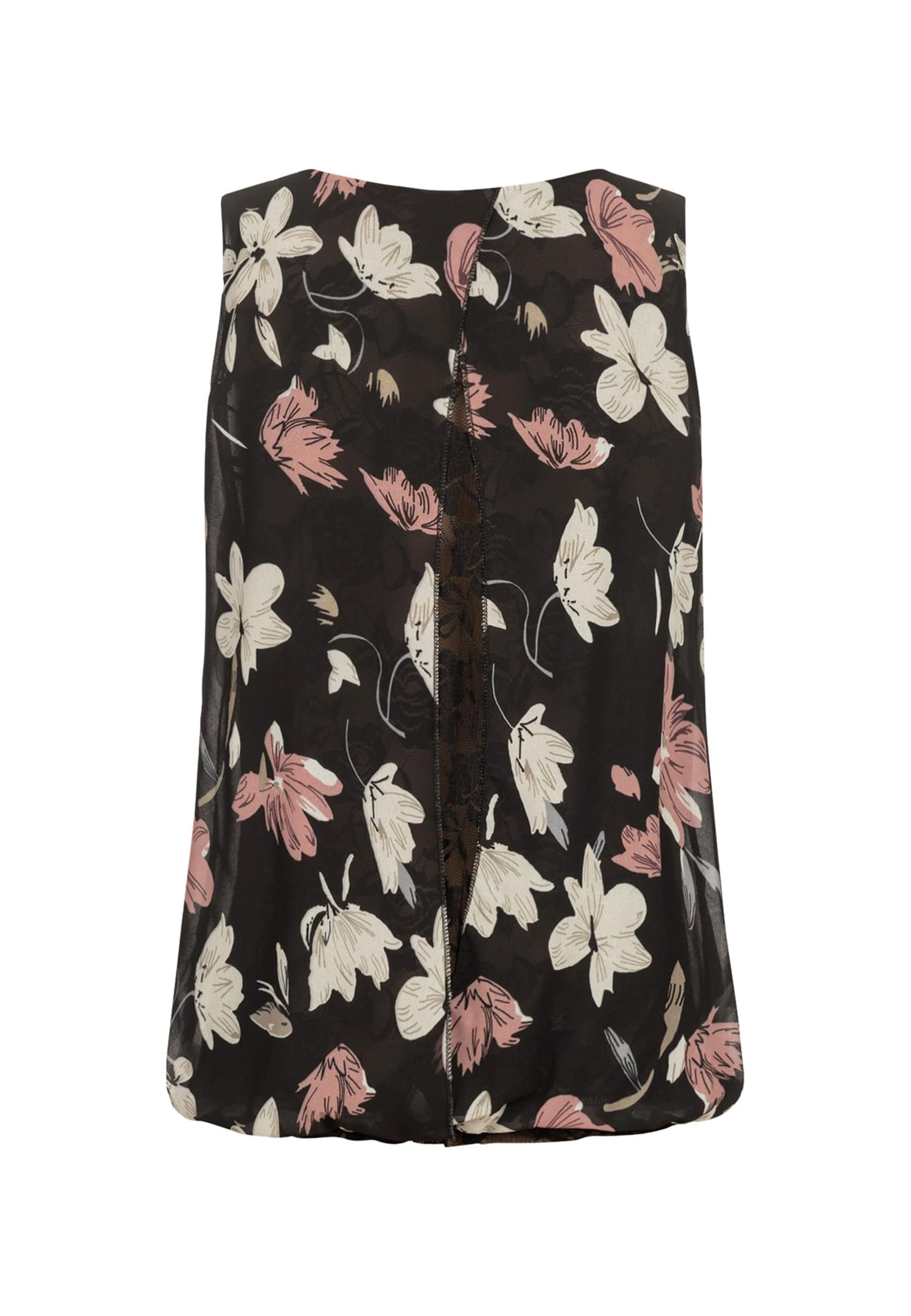Top mit Blumen Print und Spitze hinten - related product back image 6