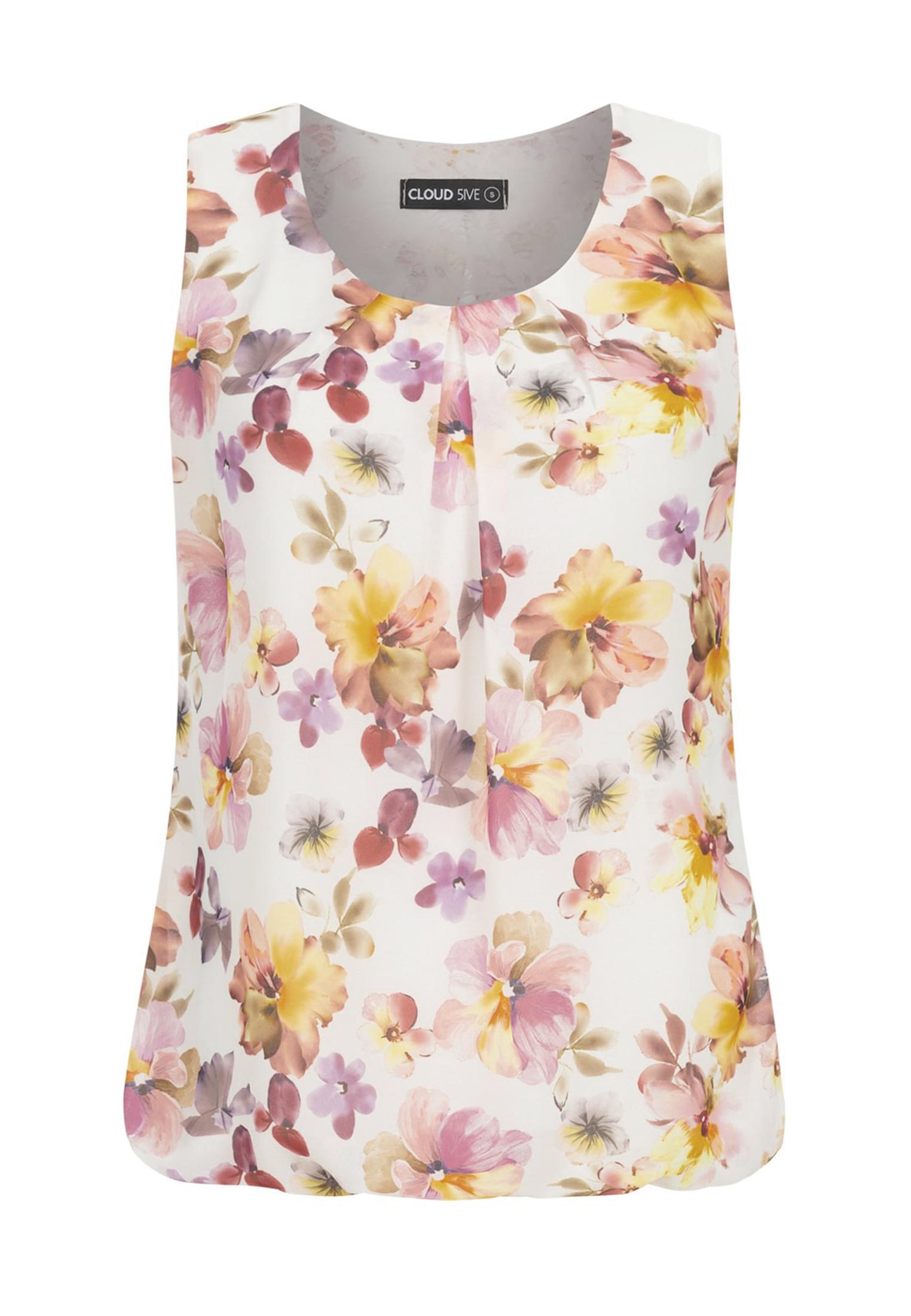 Chiffon Top mit Allover Spitze hinten & Floralem Print - related product back image 10