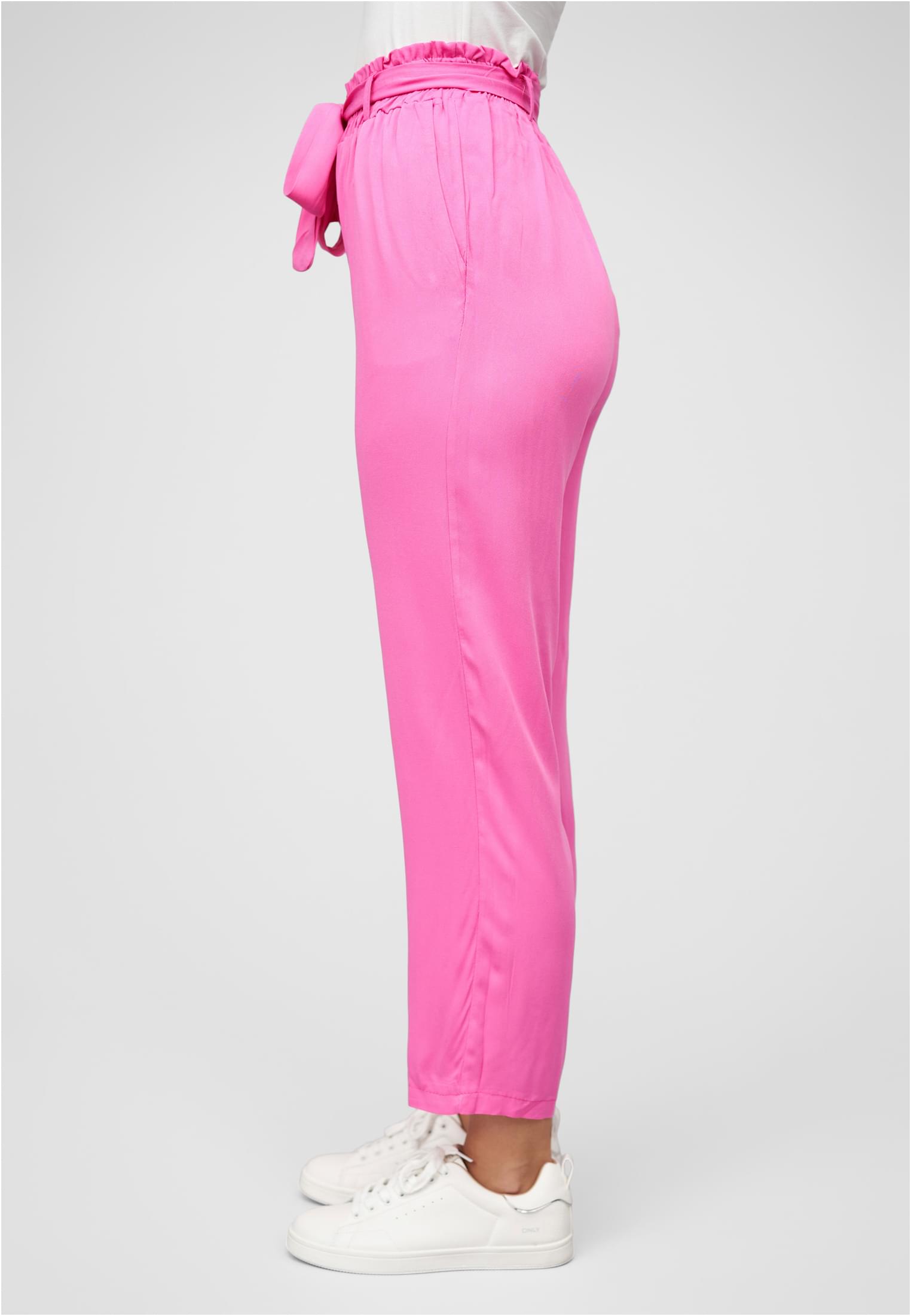 High-Waist Viskose Hose 2-Pockets fuchsia L - variant image 1
