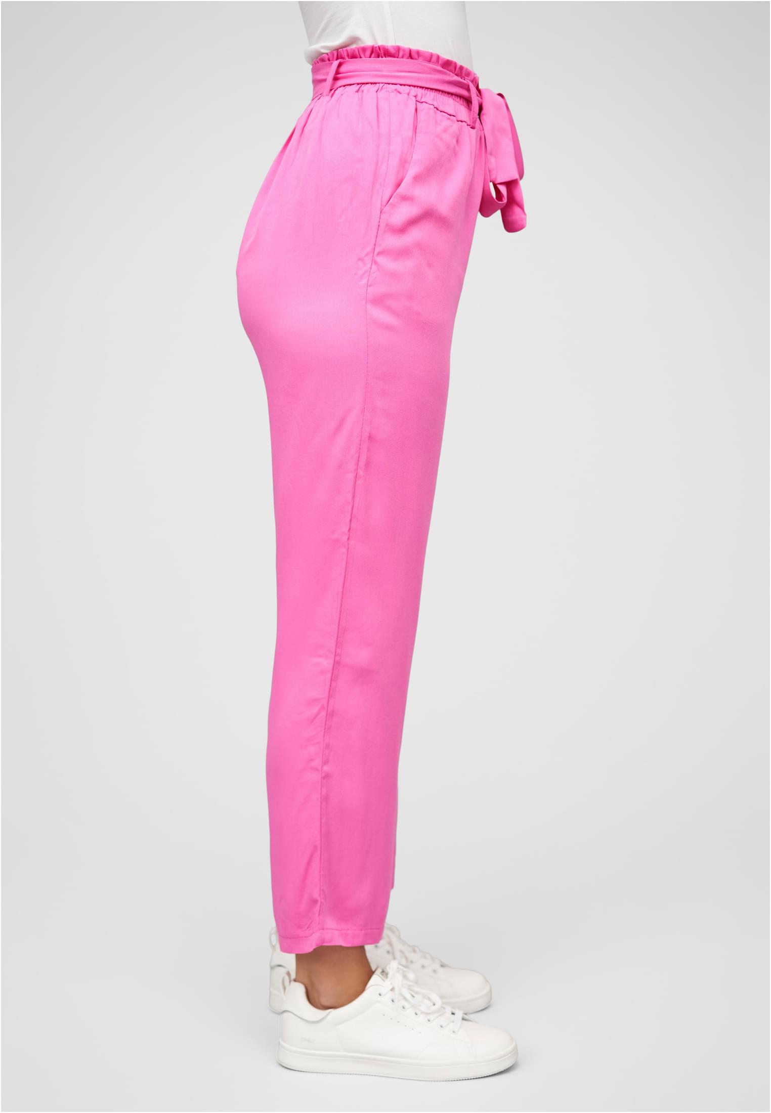 High-Waist Viskose Hose 2-Pockets fuchsia L - variant image 3