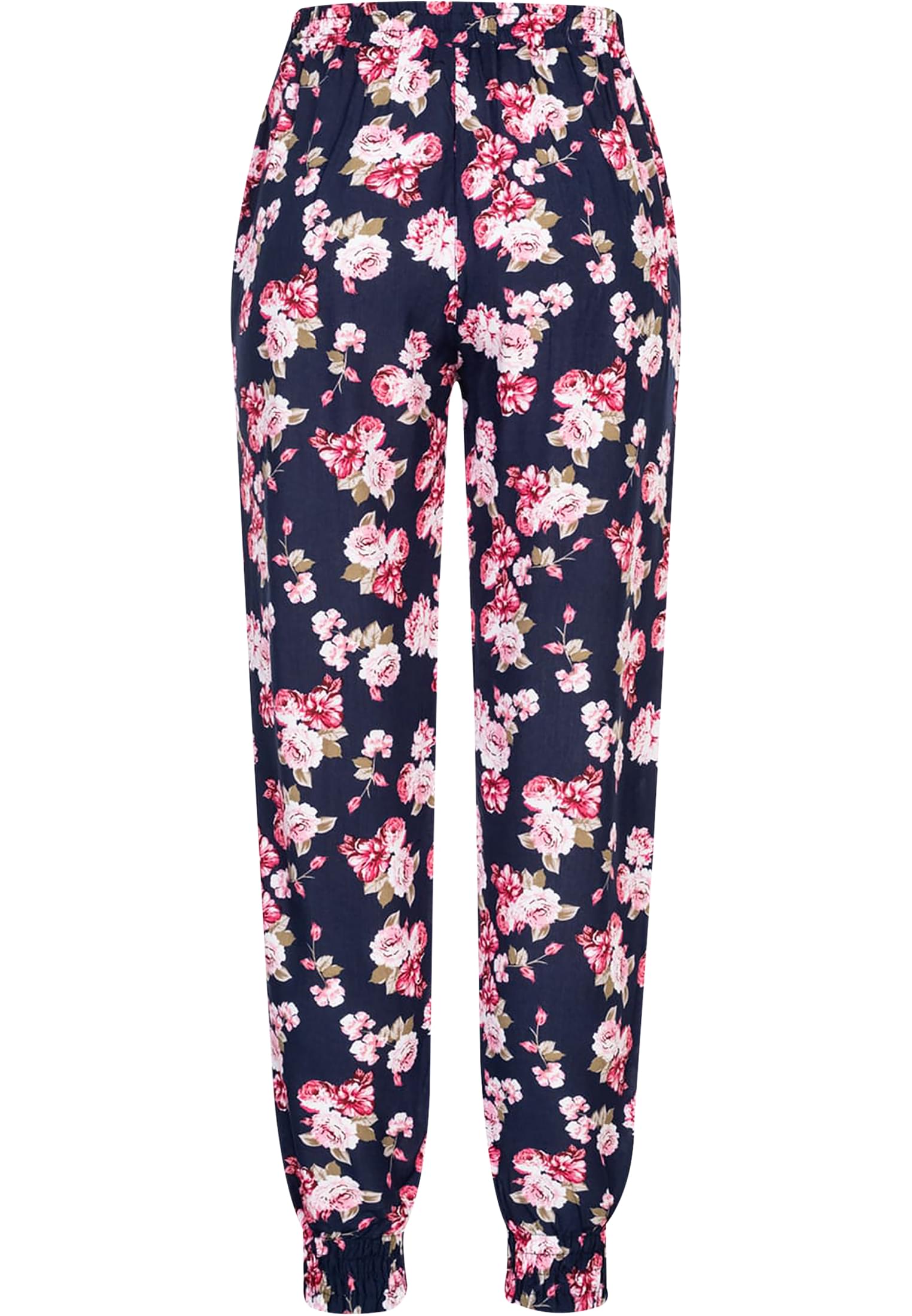 Viskose Hose mit Bündchen 2-Pockets & Blumen Print - related product back image 9
