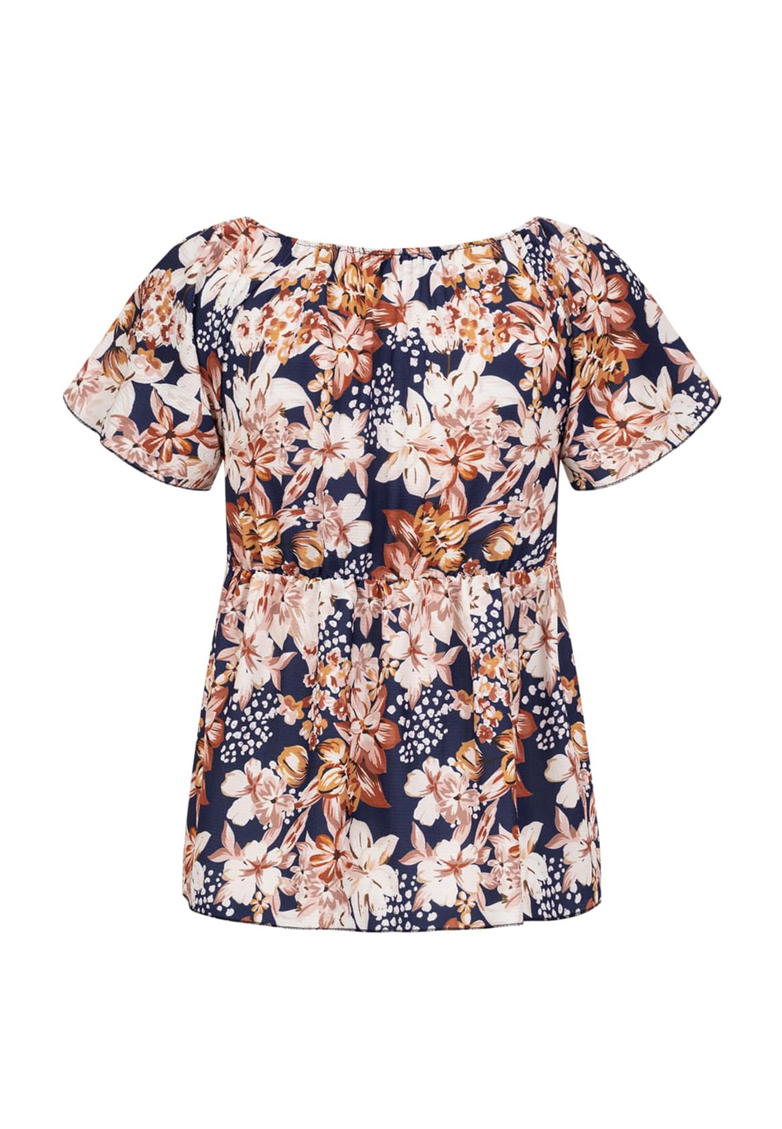 Peplum Schößchen Top mit Floralem Print - related product back image 7