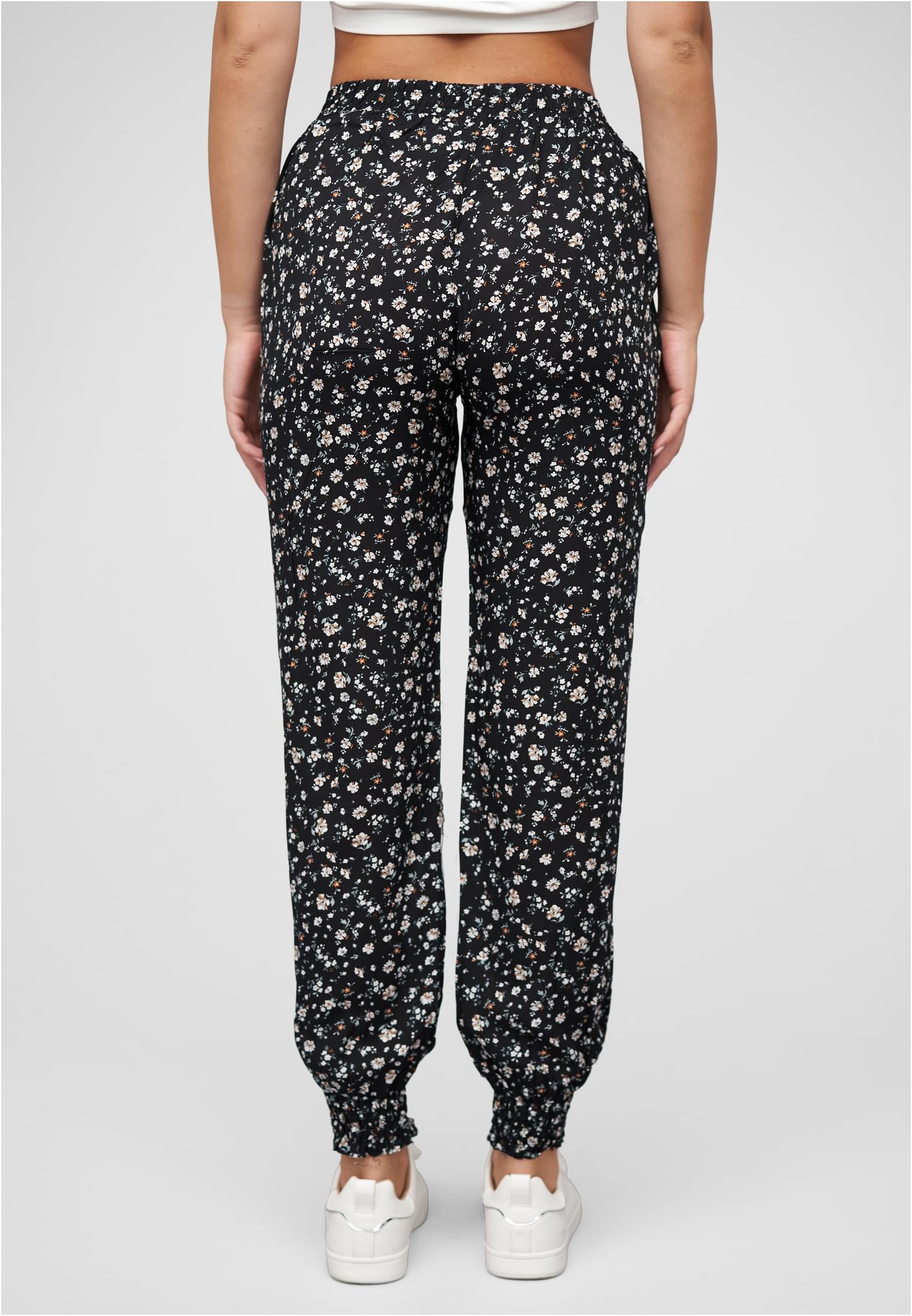 Viskose Hose mit Bündchen 2-Pockets & Floralem Print - related product back image 6