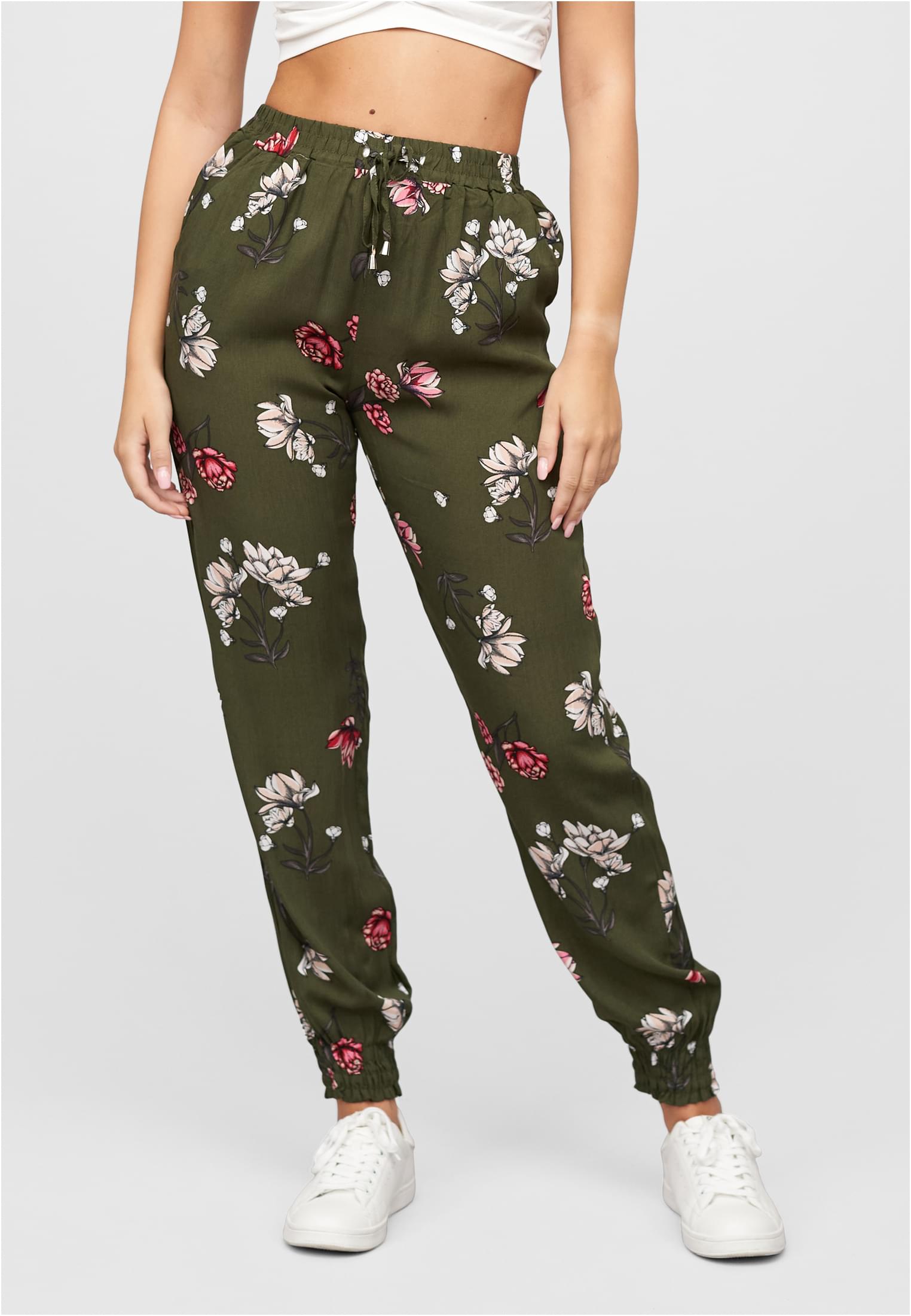 Viskose Hose mit Bündchen 2-Pockets & Floraler Print - related product front image 8