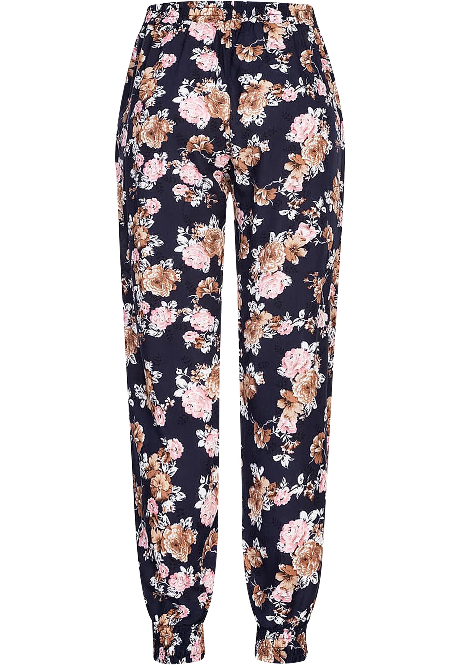 Viskose Hose mit Bündchen 2-Pockets & Rosen Print - related product back image 7