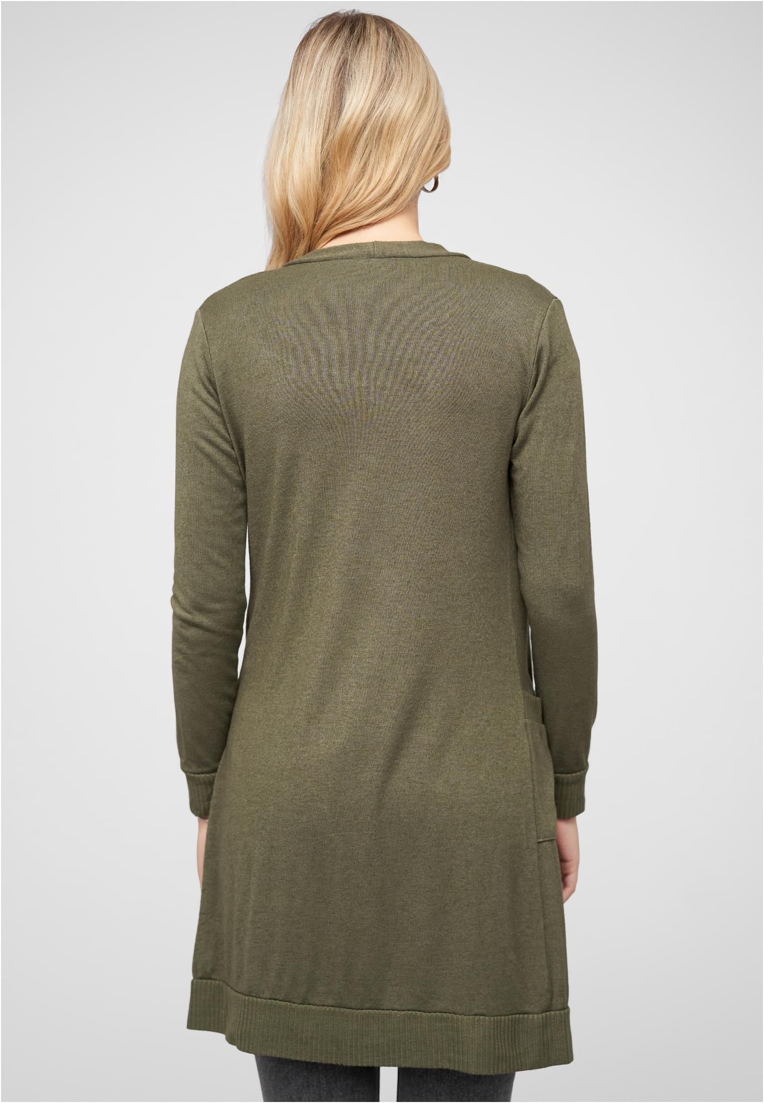 Longform Viskose Cardigan mit 2 seitl. Taschen - related product back image 8