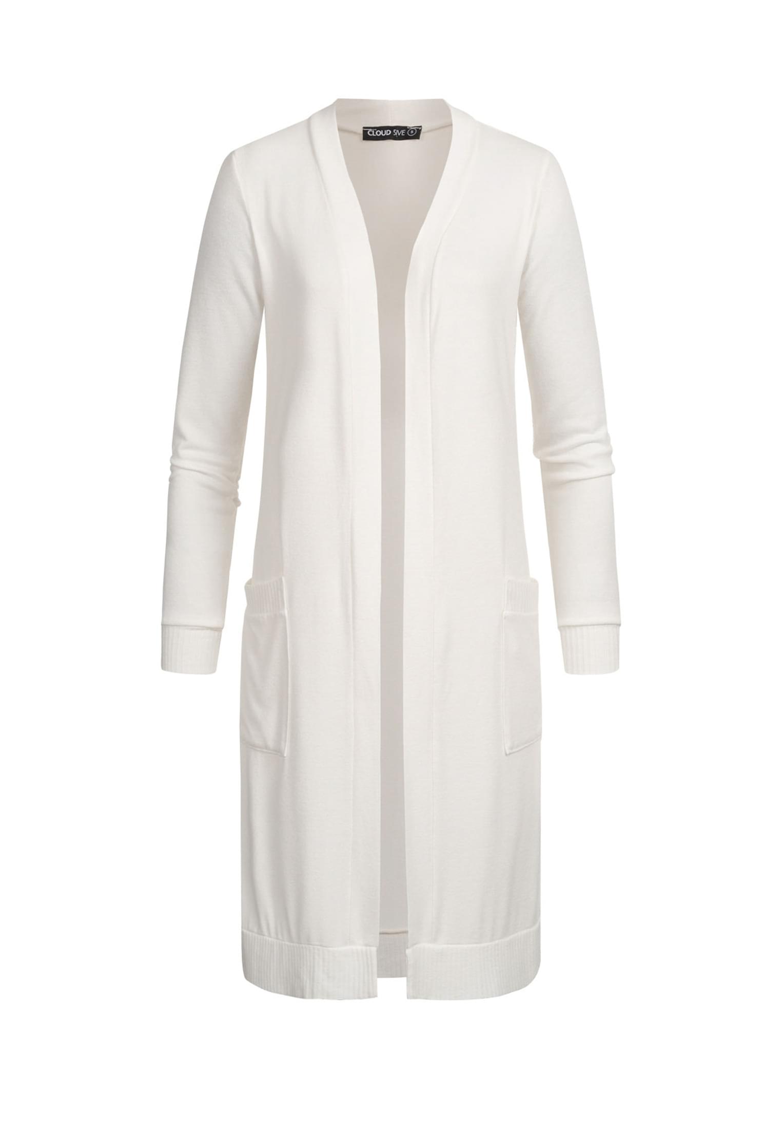 Longform Viskose Cardigan mit 2 seitl. Taschen white L - variant image 6