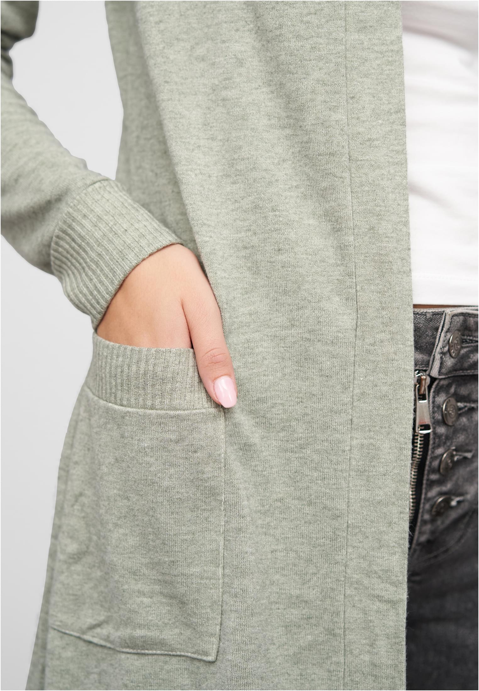 Longform Viskose Cardigan mit 2 seitl. Taschen green L - variant image 5