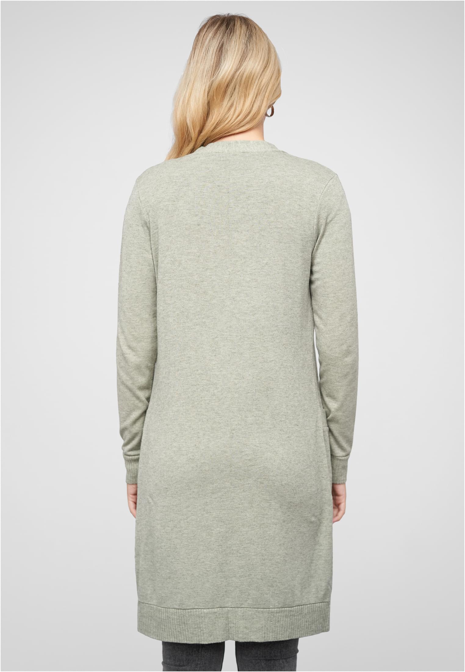 Longform Viskose Cardigan mit 2 seitl. Taschen green L - variant image 2