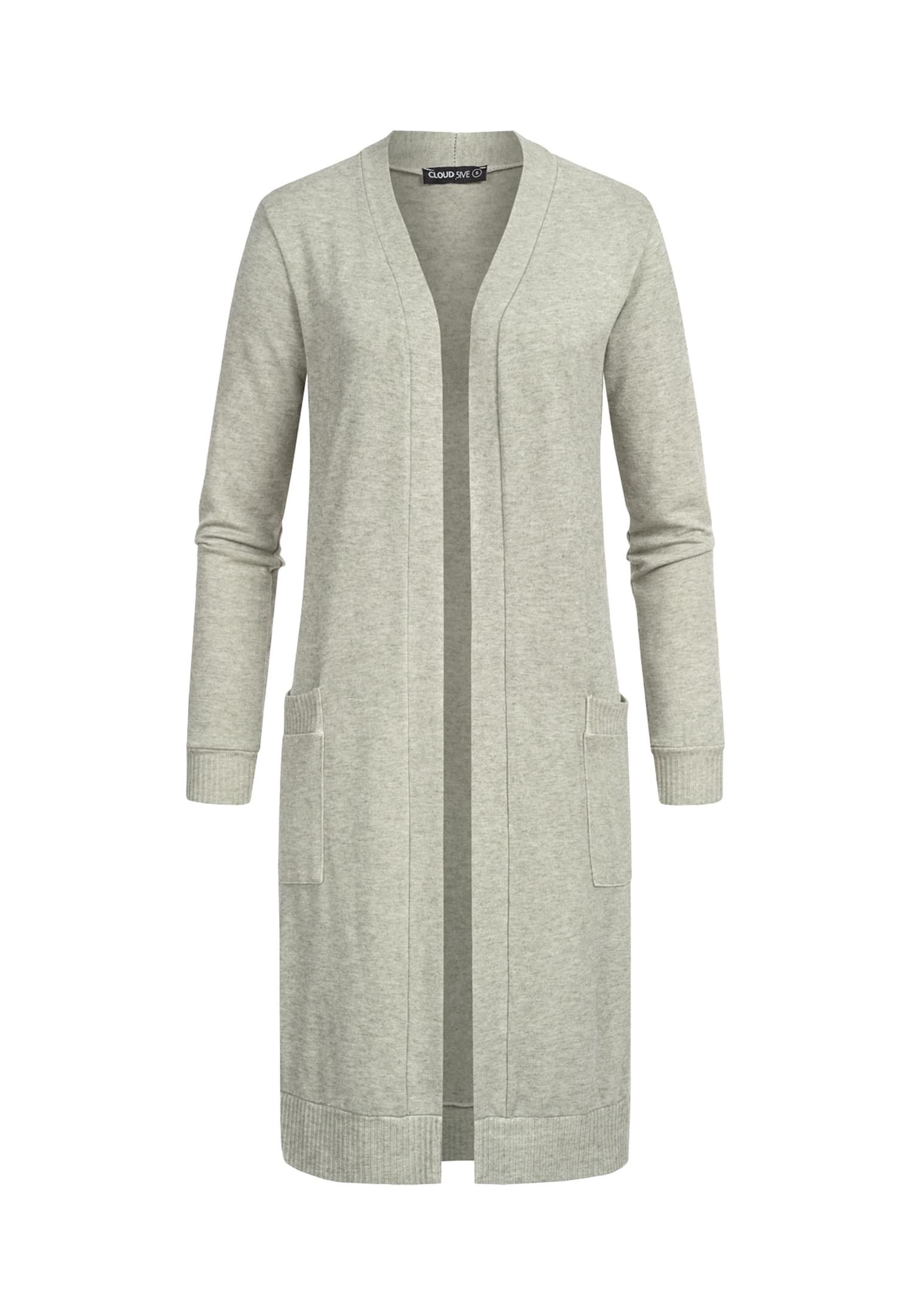 Longform Viskose Cardigan mit 2 seitl. Taschen green L - variant image 6
