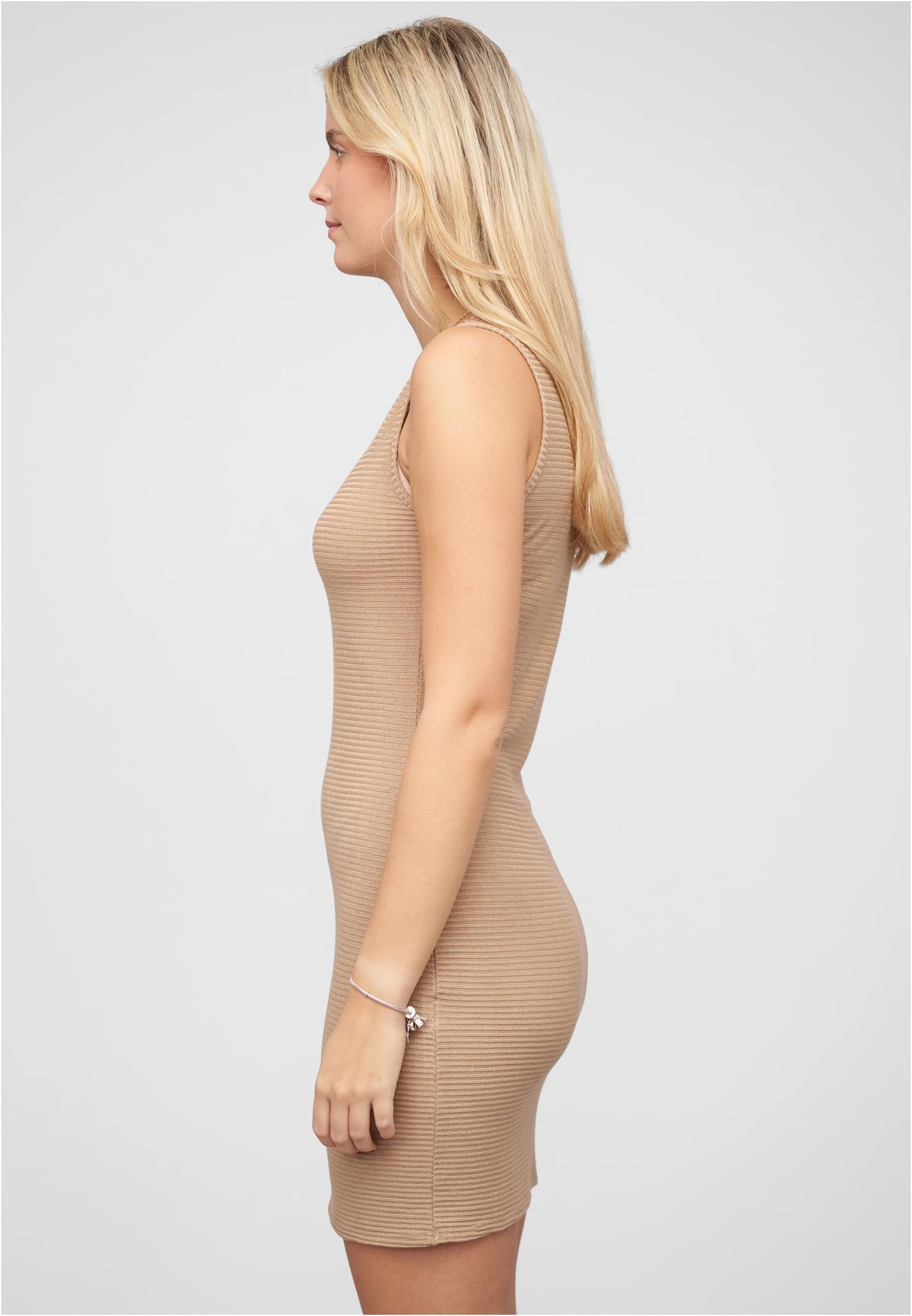 Viskose Kleid Ärmellos mit Rundhals camel L - variant image 1