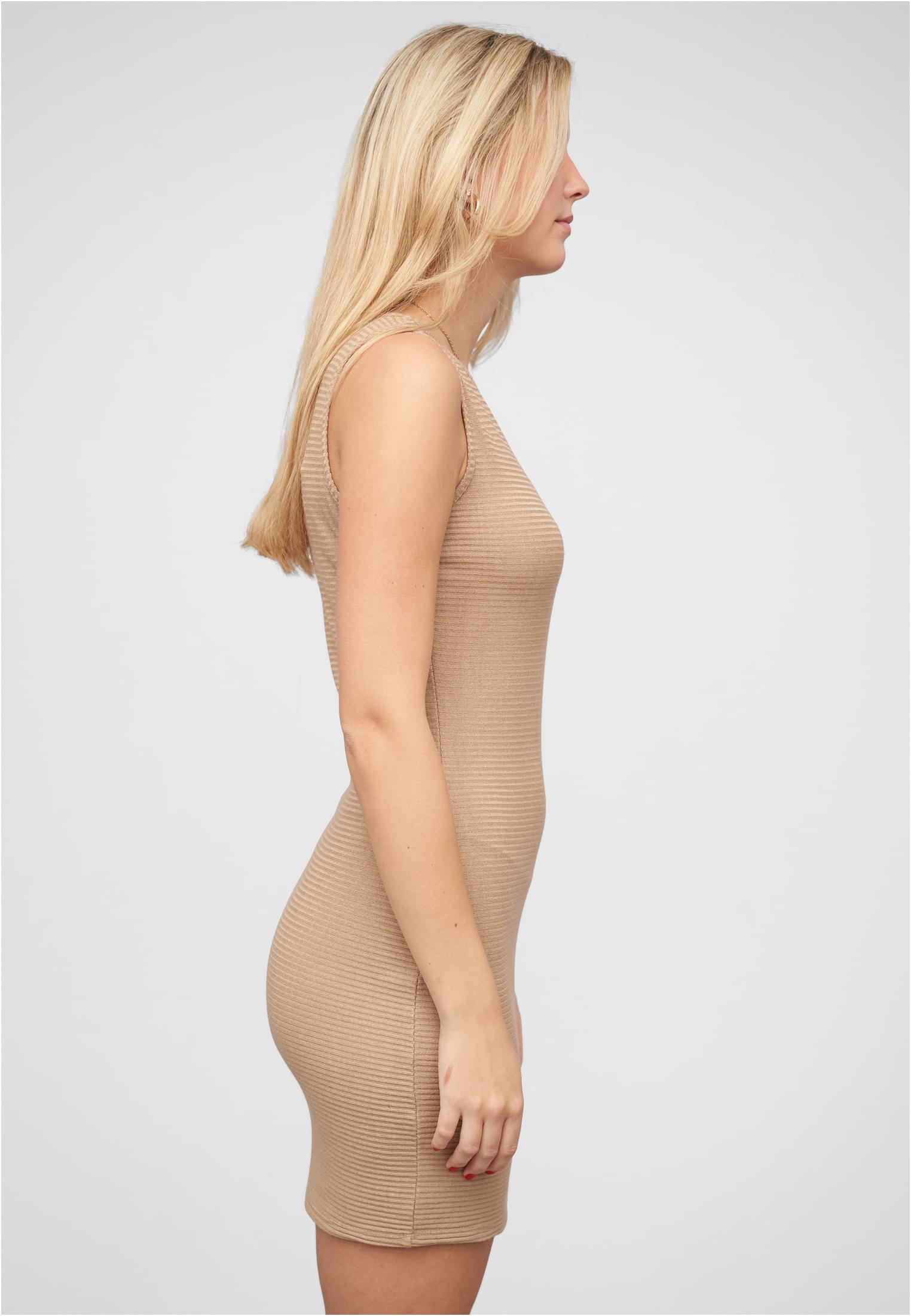 Viskose Kleid Ärmellos mit Rundhals camel L - variant image 3