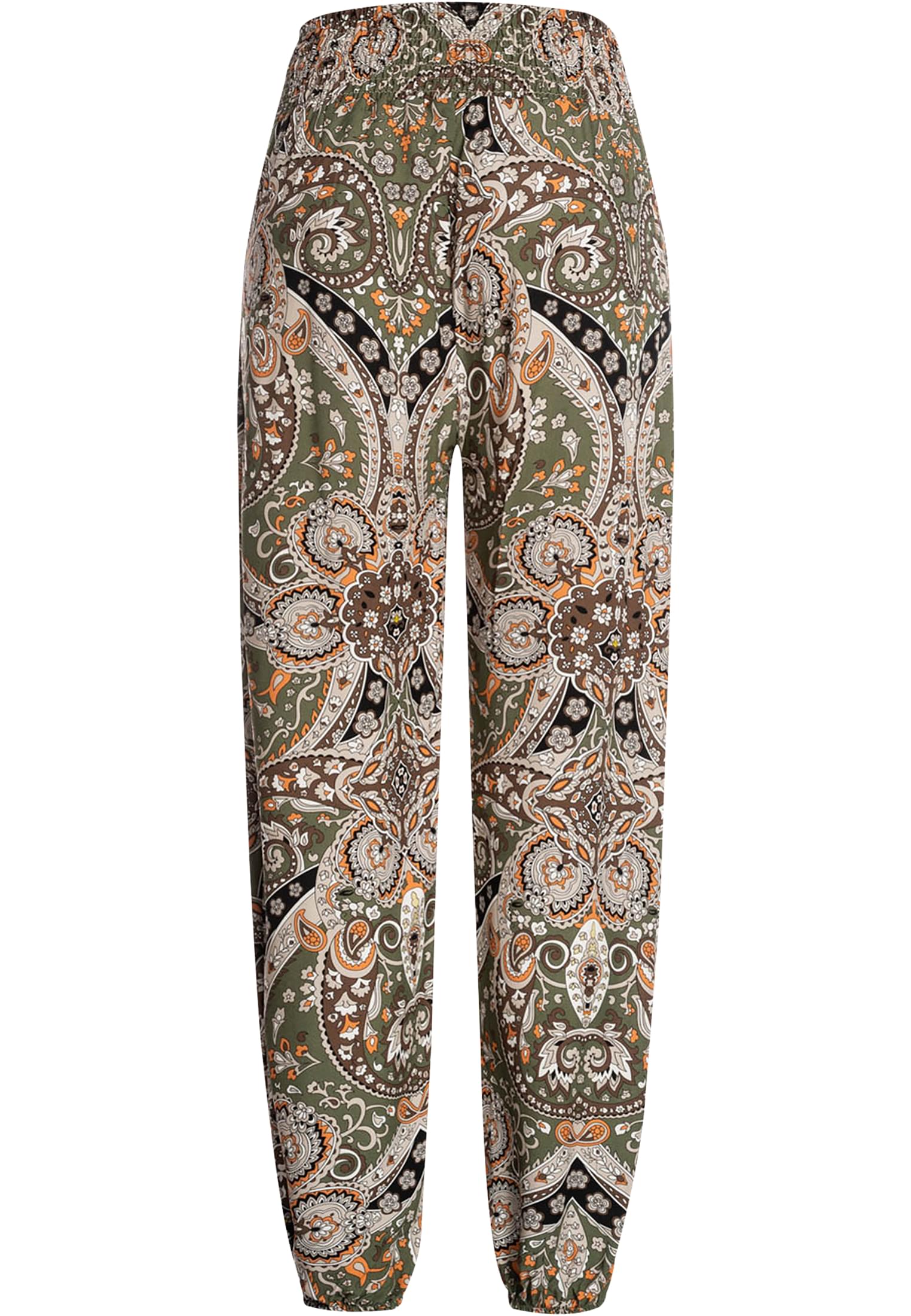 Viskose Sommerhose mit Paisley Print military green L - variant image 7