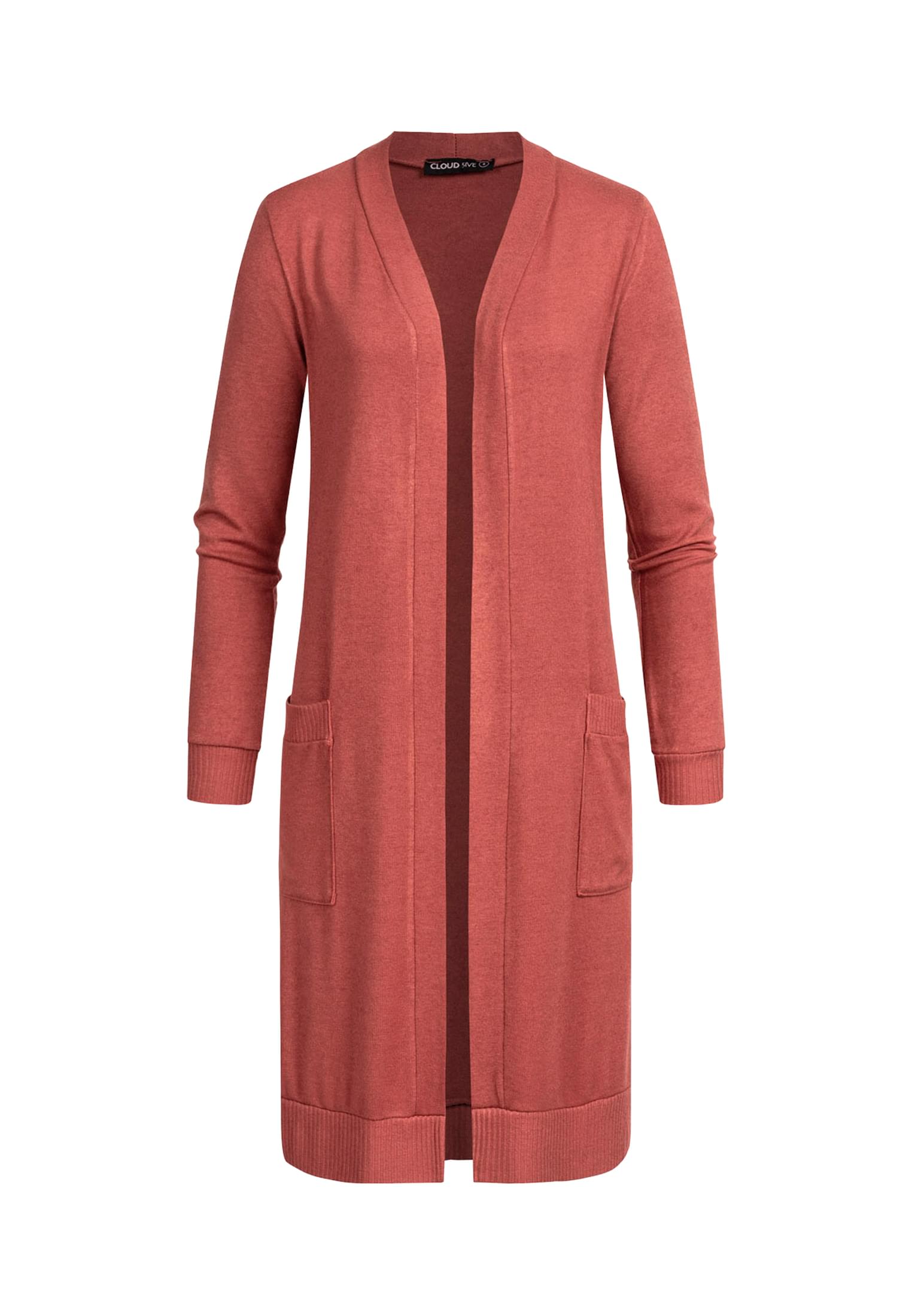 Longform Viskose Cardigan mit 2 seitl. Taschen - related product back image 6